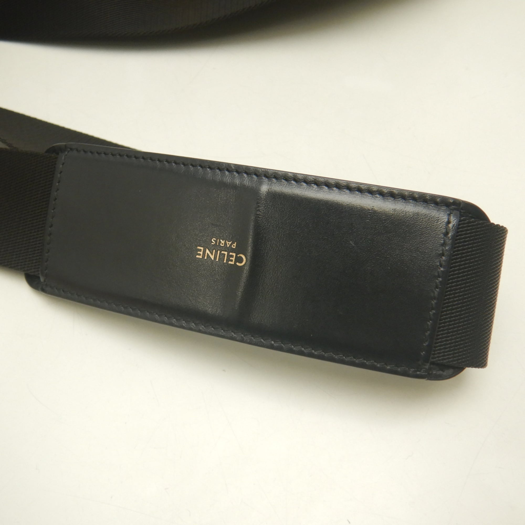 Celine Dark Brown Coated Canvas Messenger Bag Shoulder Bag (Pre-Owned)