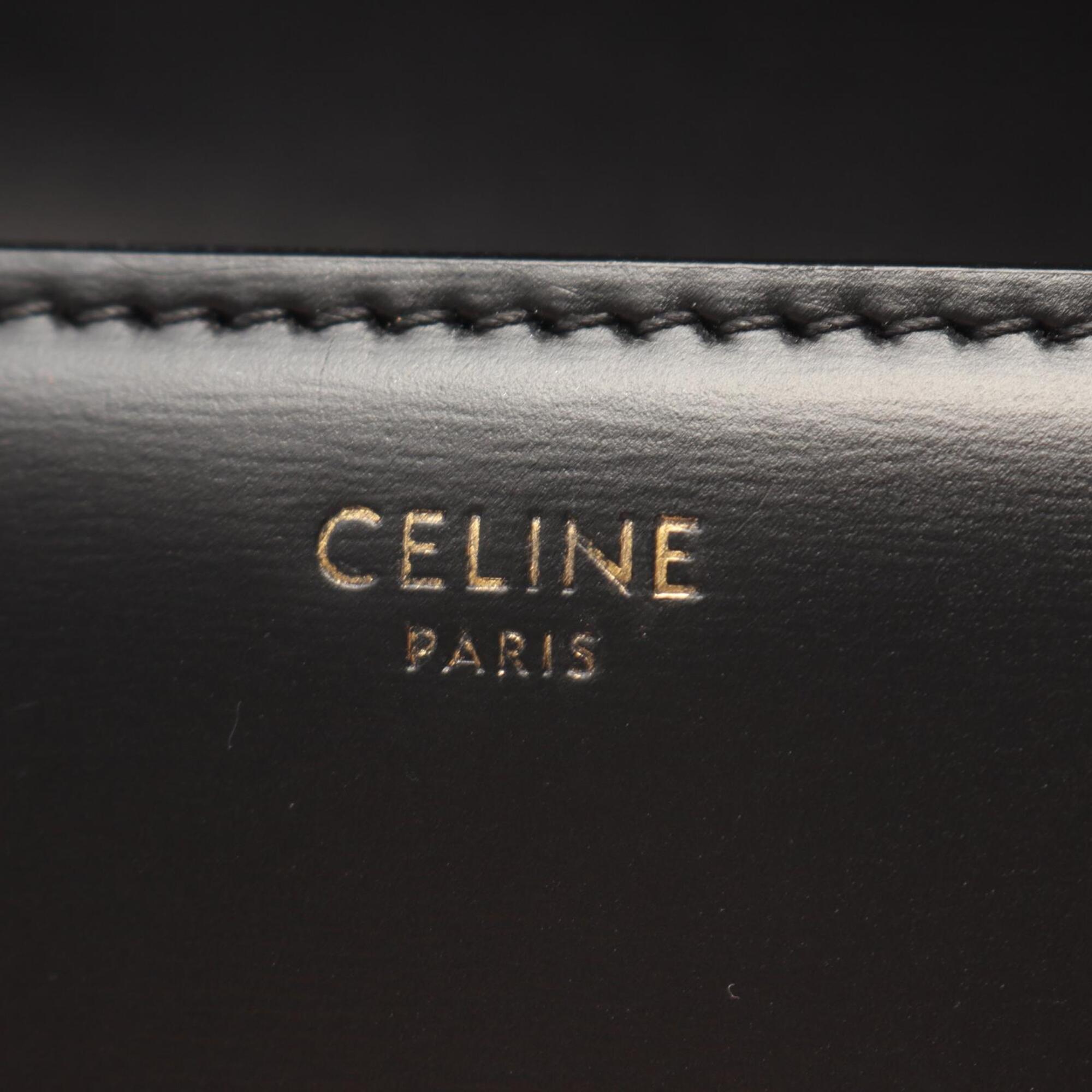 Celine Black Leather Shoulder Bag (Pre-Owned)