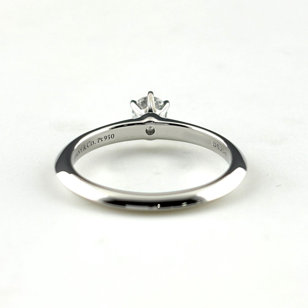 Tiffany Platinum 950 Band Ring (Pre-Owned)