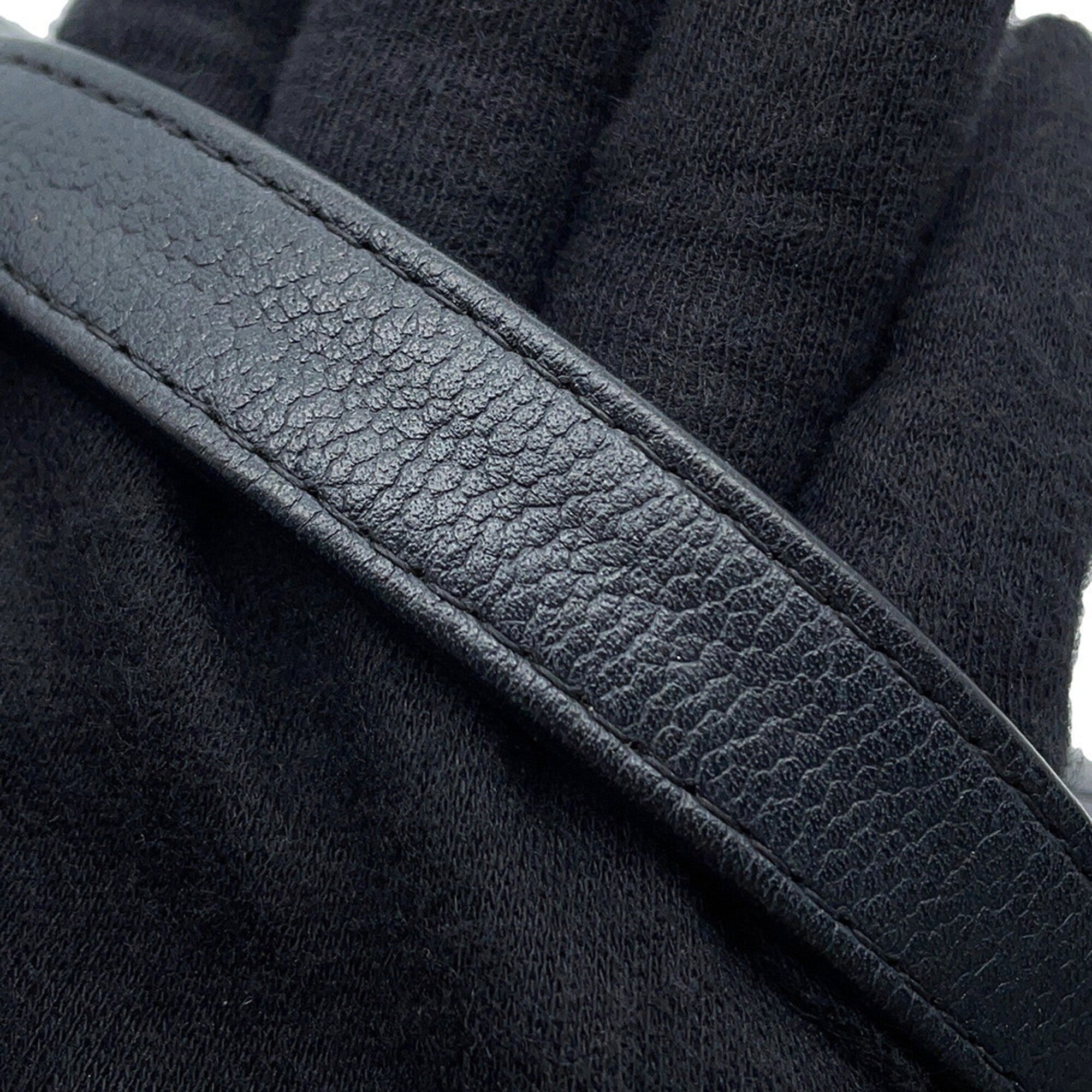 Chanel Matelasse Black Grained Calfskin Handbag Shoulder Bag (Pre-Owned)