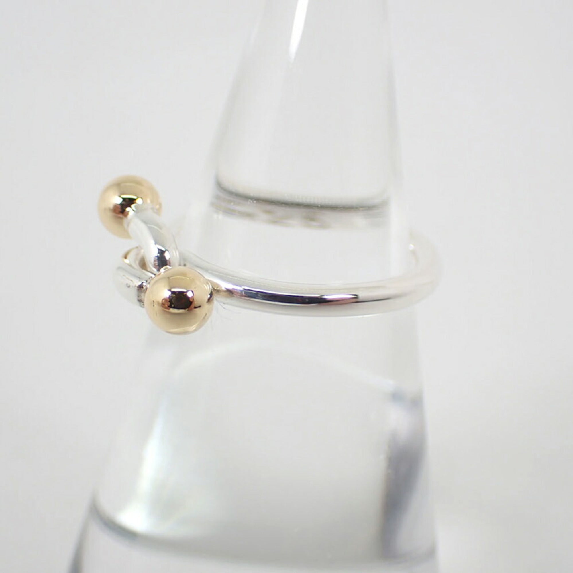 Tiffany Yellow Gold (18K) Sterling Silver 925 Band Ring (Pre-Owned)