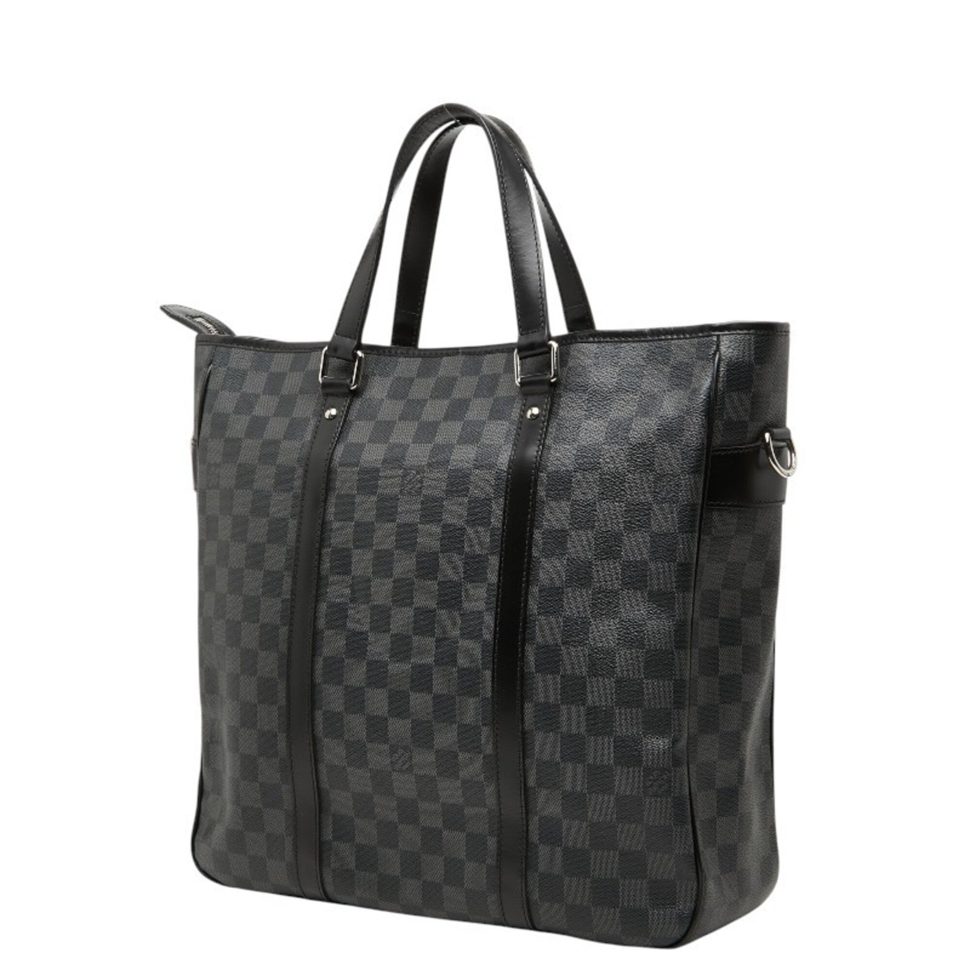 Louis Vuitton Black Pvc Leather Shoulder Bag (Pre-Owned)