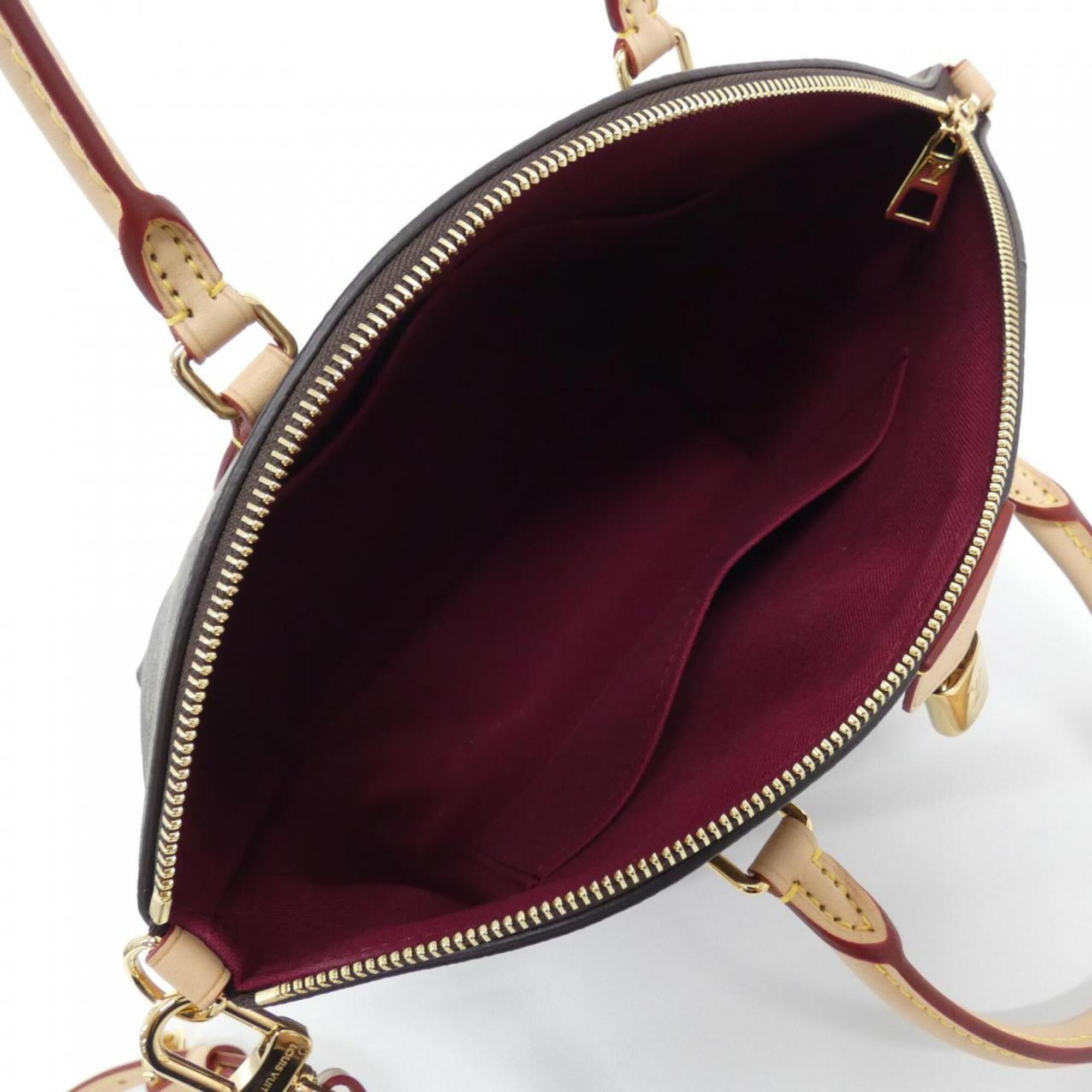 Louis Vuitton Marron Coated Canvas Handbag (Pre-Owned)