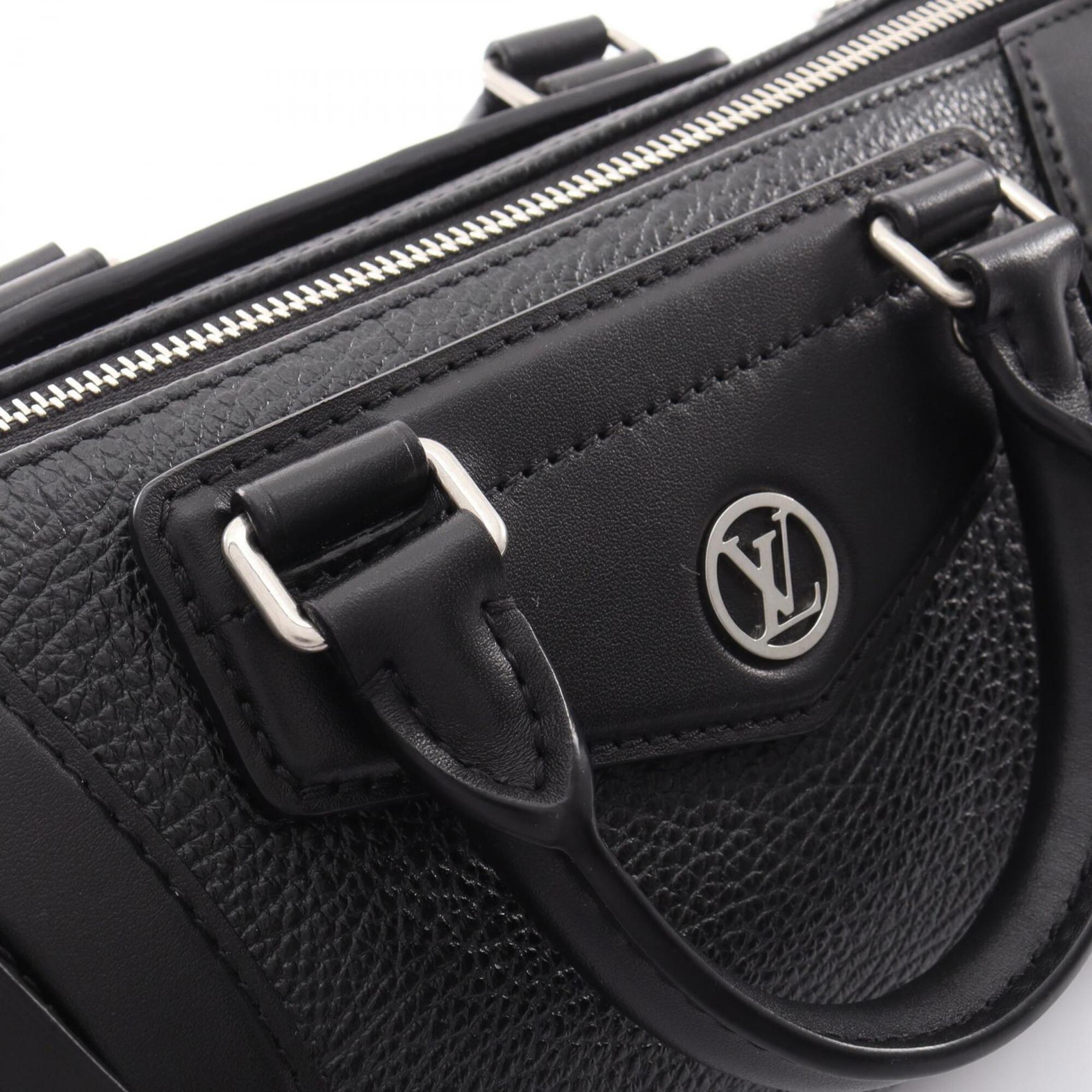 Louis Vuitton Black Noir Leather Handbag (Pre-Owned)