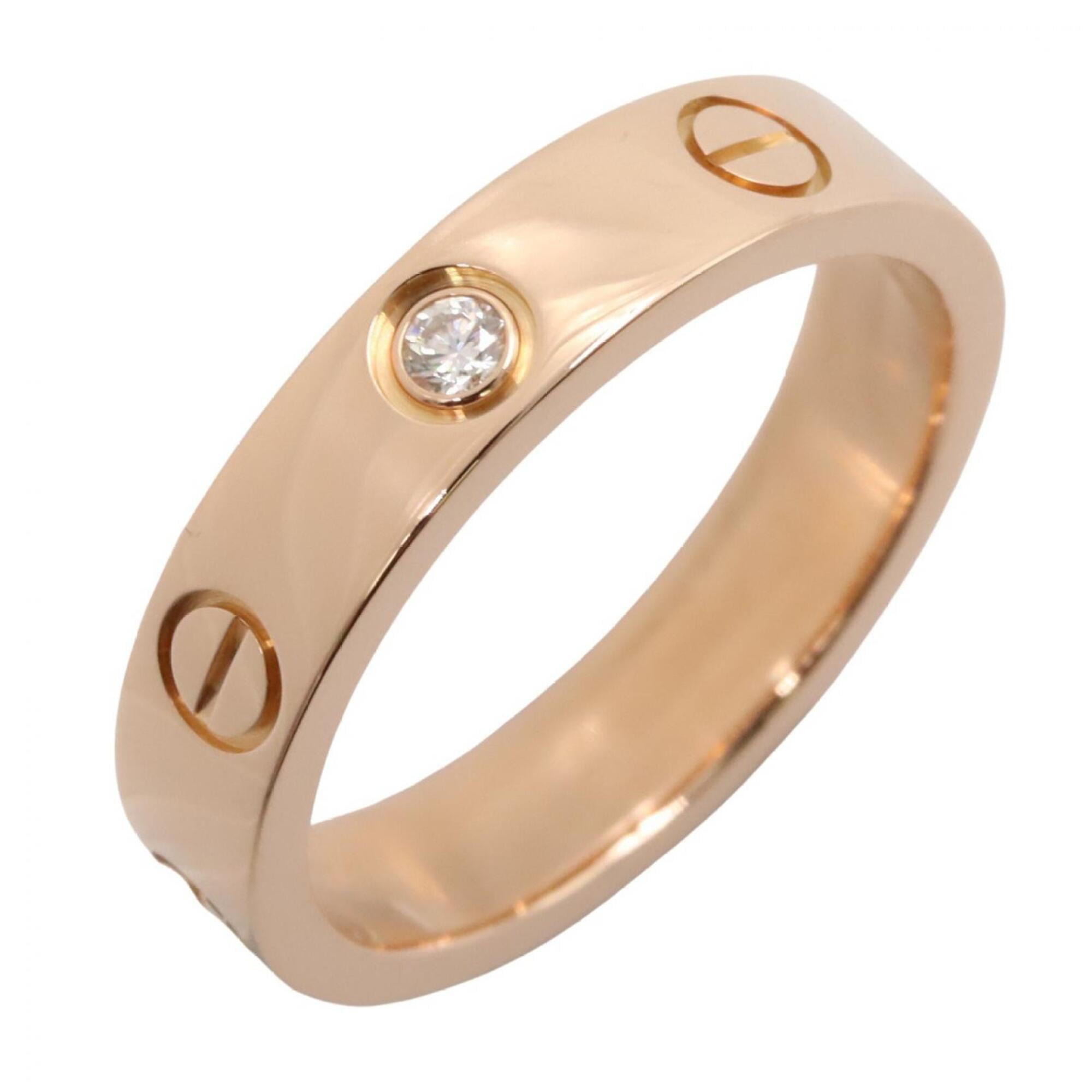 Cartier Gold Clear Pink Gold (18K) Band Ring (Pre-Owned)