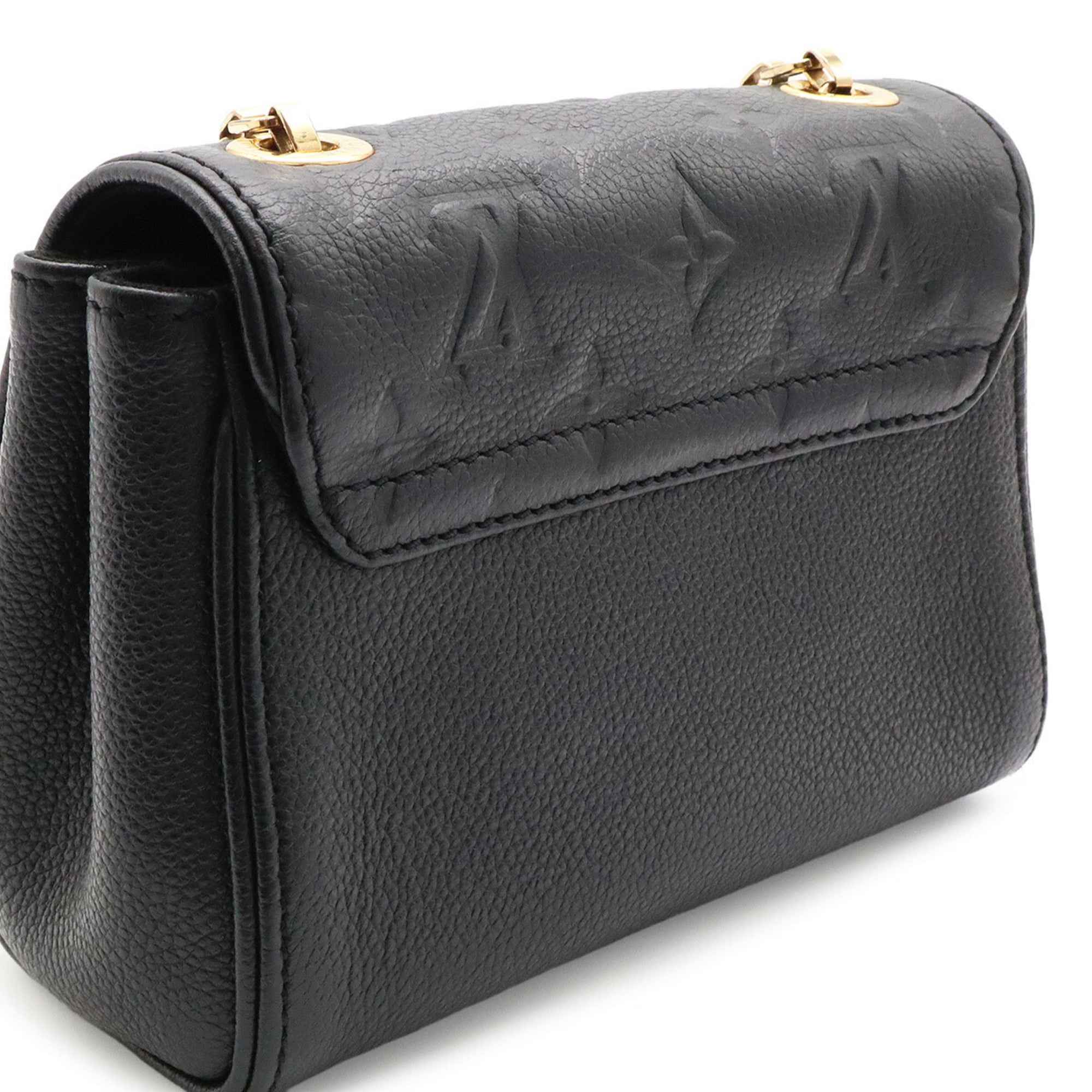 Louis Vuitton Monogram Empreinte Black Noir Monogram Empreinte Shoulder Bag (Pre-Owned)