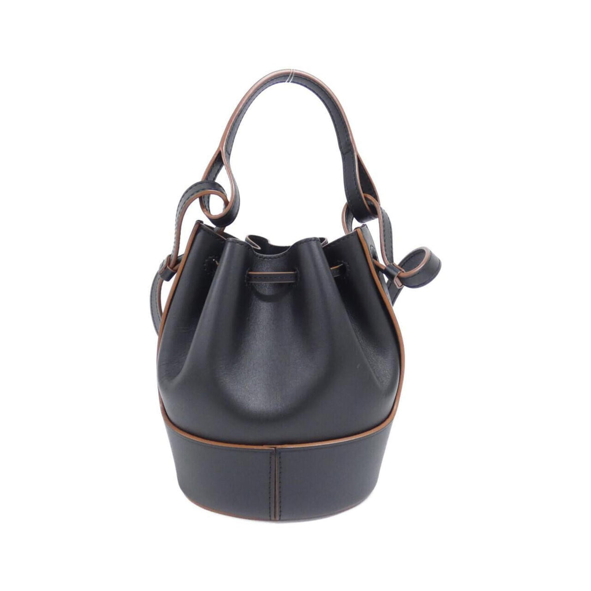 Loewe Black Leather Handbag Shoulder Bag (Pre-Owned)
