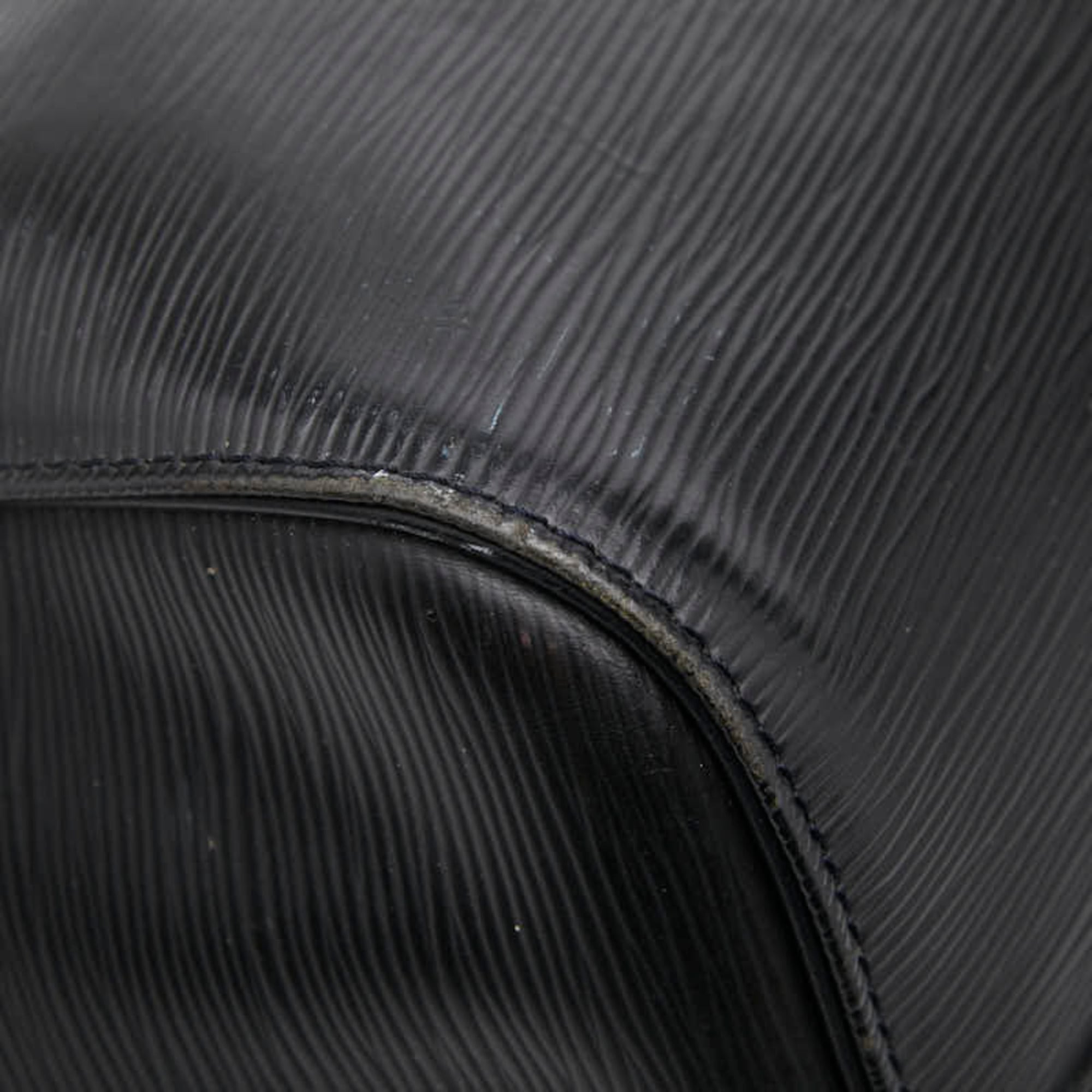 Louis Vuitton Epi Black Noir Leather Boston Bag (Pre-Owned)
