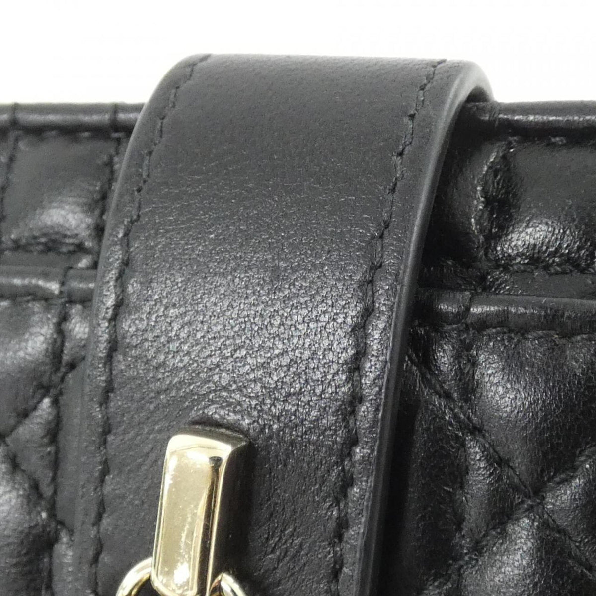 Christian Dior Black Leather Wallet (Bi-Fold) (Pre-Owned)