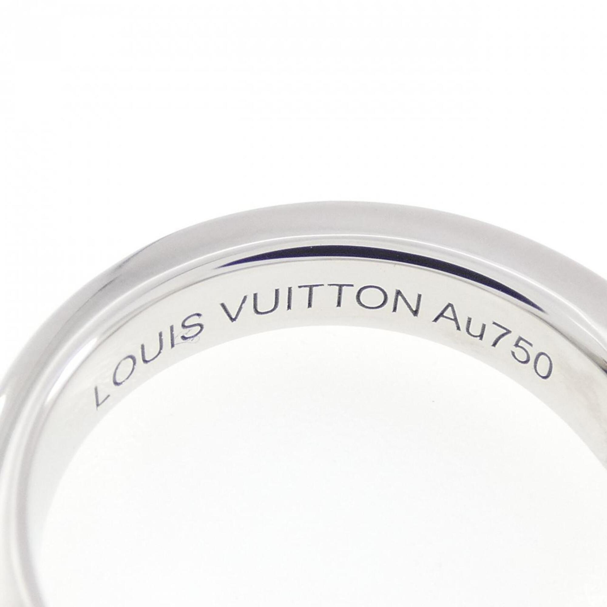 Louis Vuitton White Gold (18K) Band Ring (Pre-Owned)