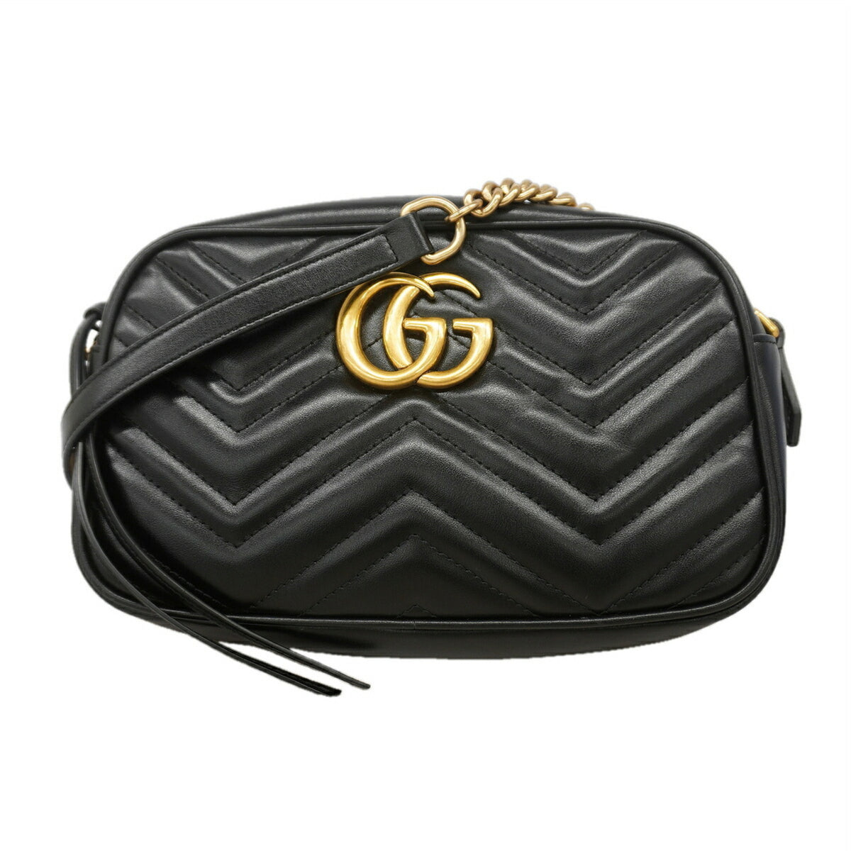 Gucci Black Leather Shoulder Bag (Pre-Owned)