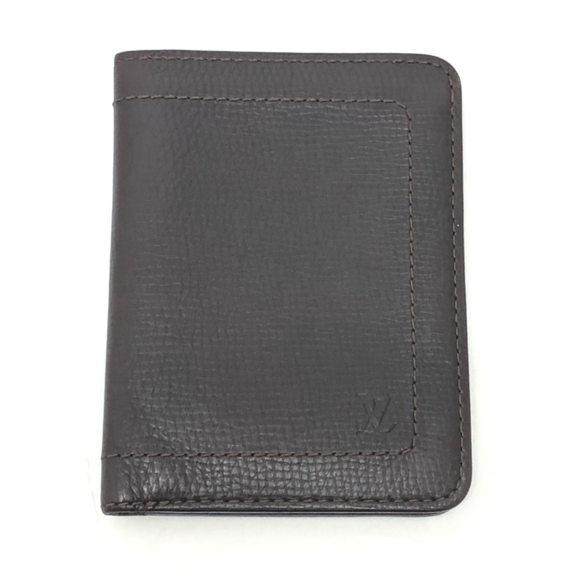 Louis Vuitton Coffee Utah Leather Coin Purse/Coin Case (Pre-Owned)
