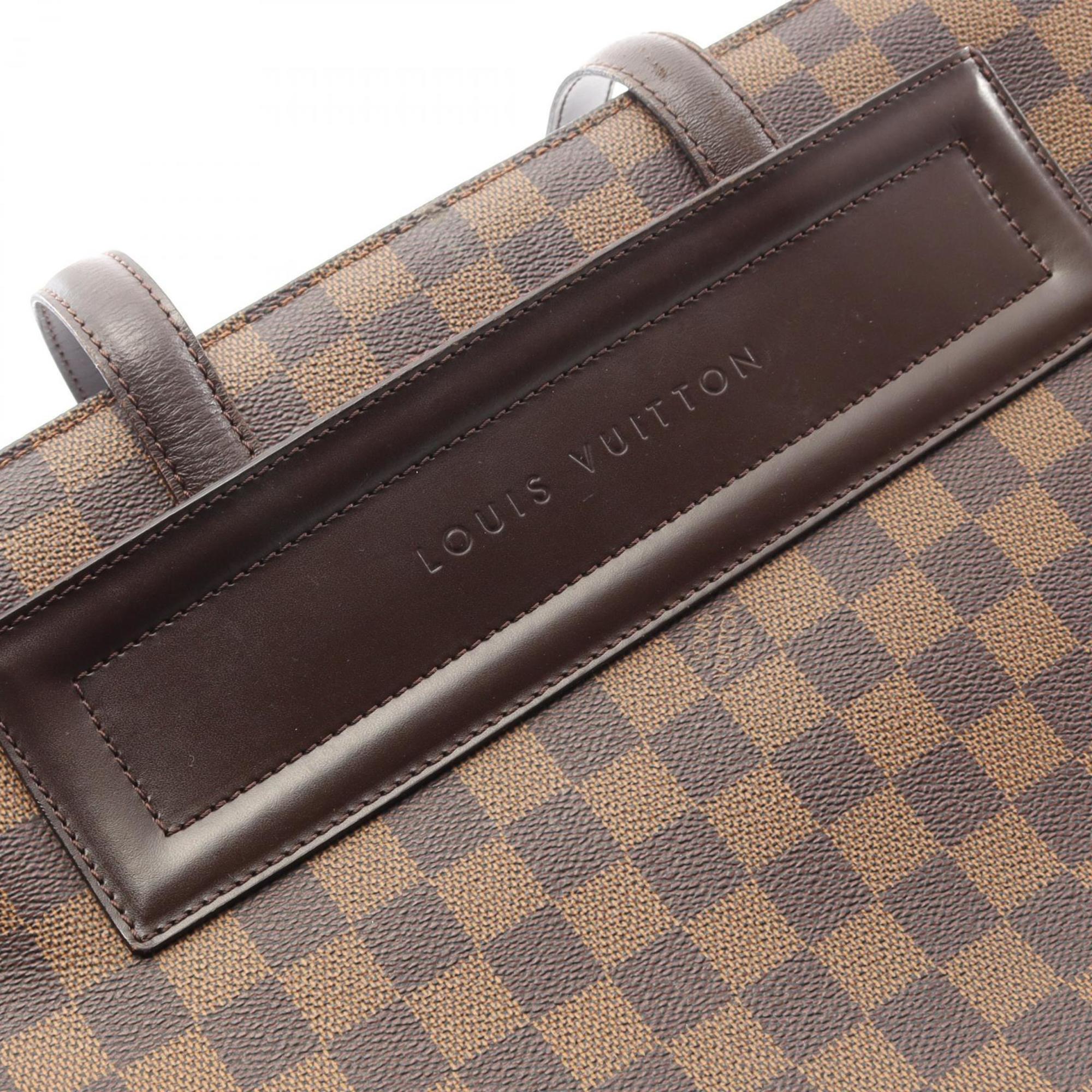Louis Vuitton Brown Coated Canvas Pvc Leather Damier Canvas Tote Bag (Pre-Owned)