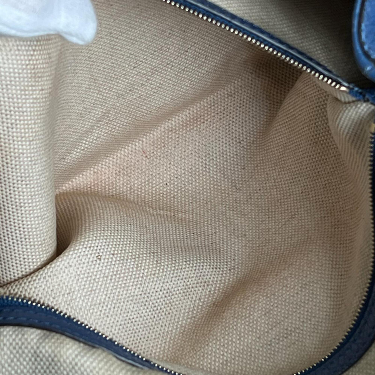 Gucci Blue Leather Shoulder Bag (Pre-Owned)