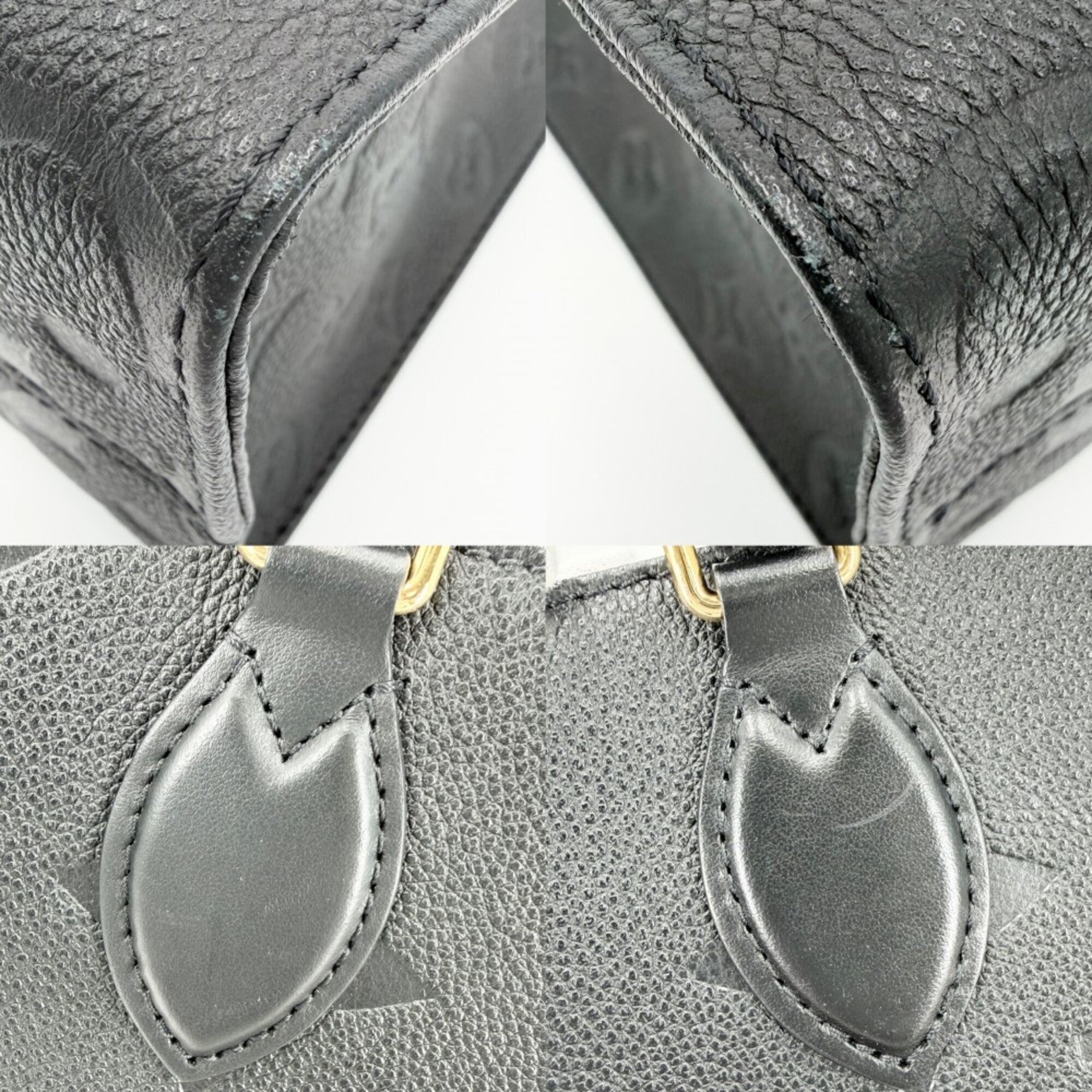 Louis Vuitton Black Monogram Empreinte Handbag Shoulder Bag (Pre-Owned)