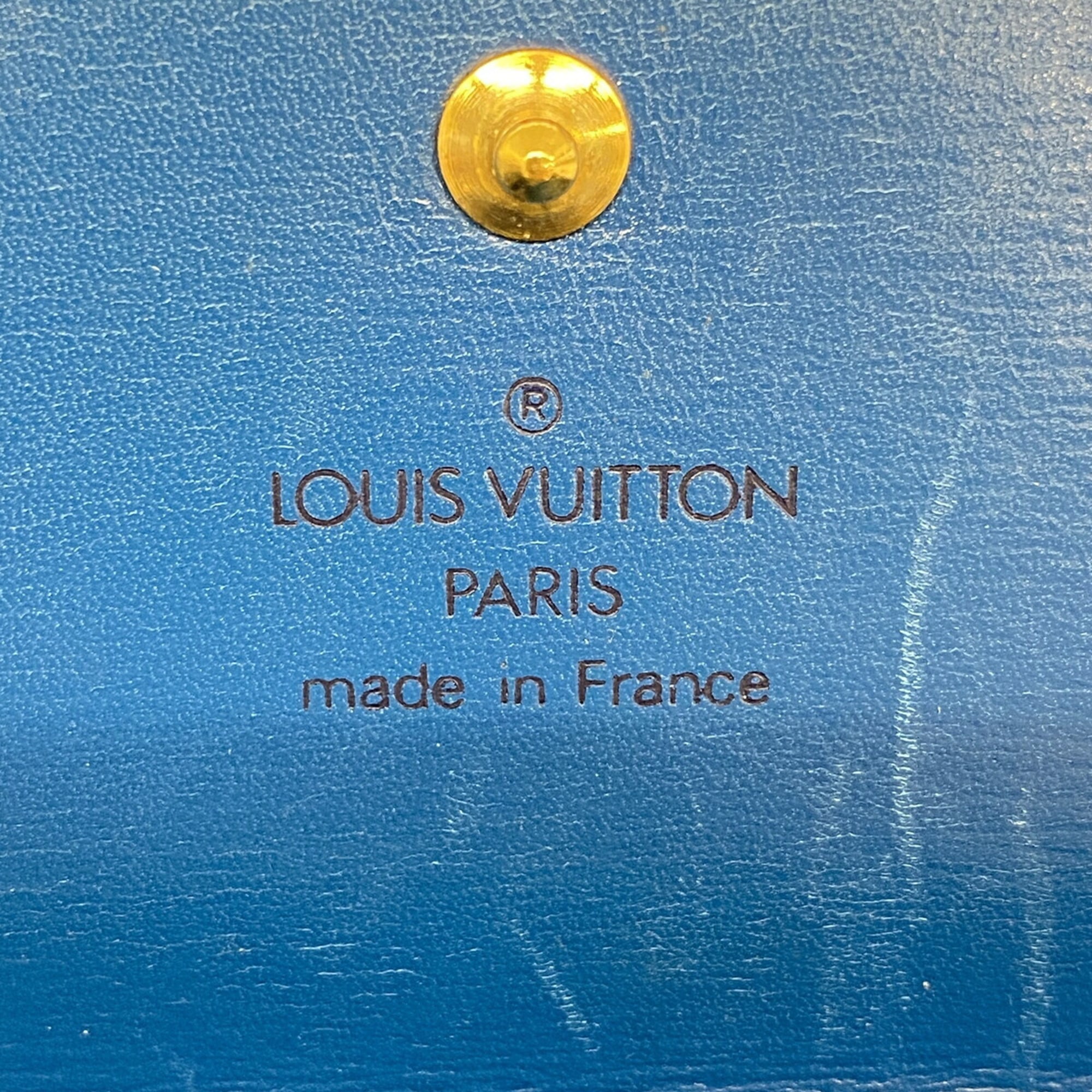 Louis Vuitton Toledo Blue Long Wallet (Bi-Fold) (Pre-Owned)