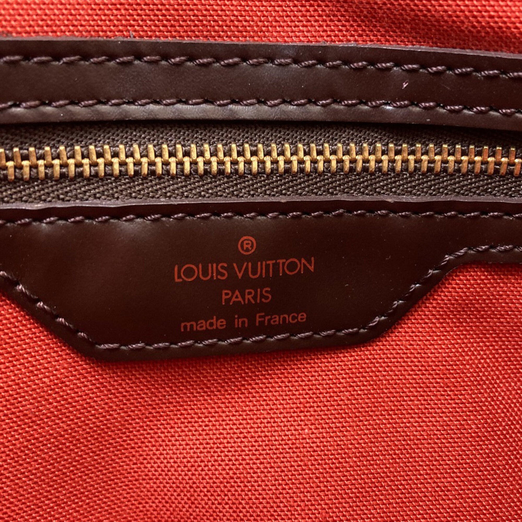 Louis Vuitton Damier Canvas Ebene Damier Canvas Tote Bag (Pre-Owned)