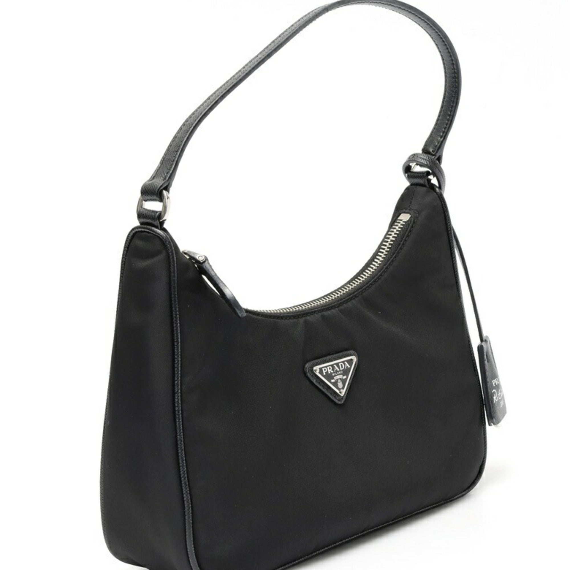 Prada Black Nylon Shoulder Bag (Pre-Owned)