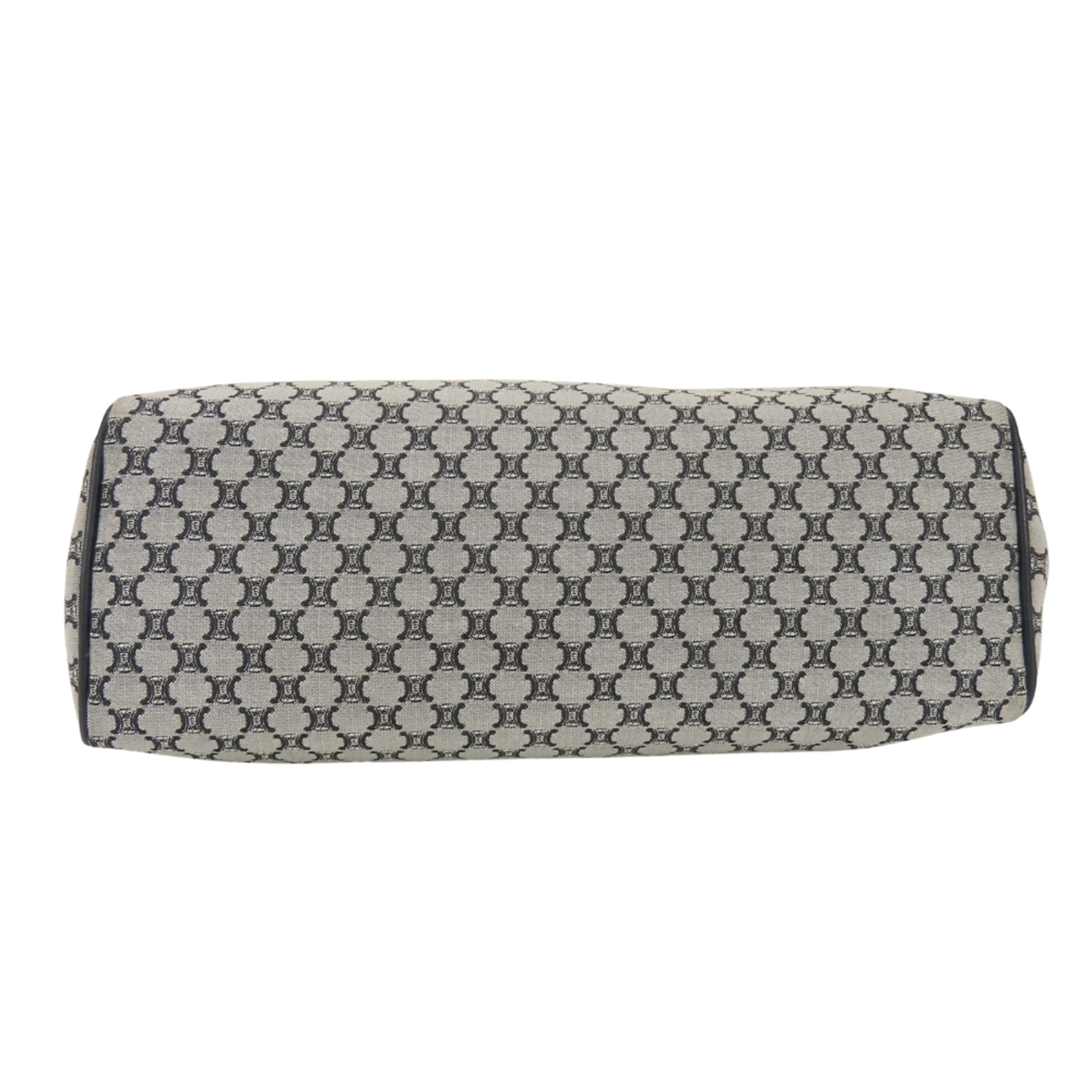 Celine Macadam Black Gray Tote Bag (Pre-Owned)