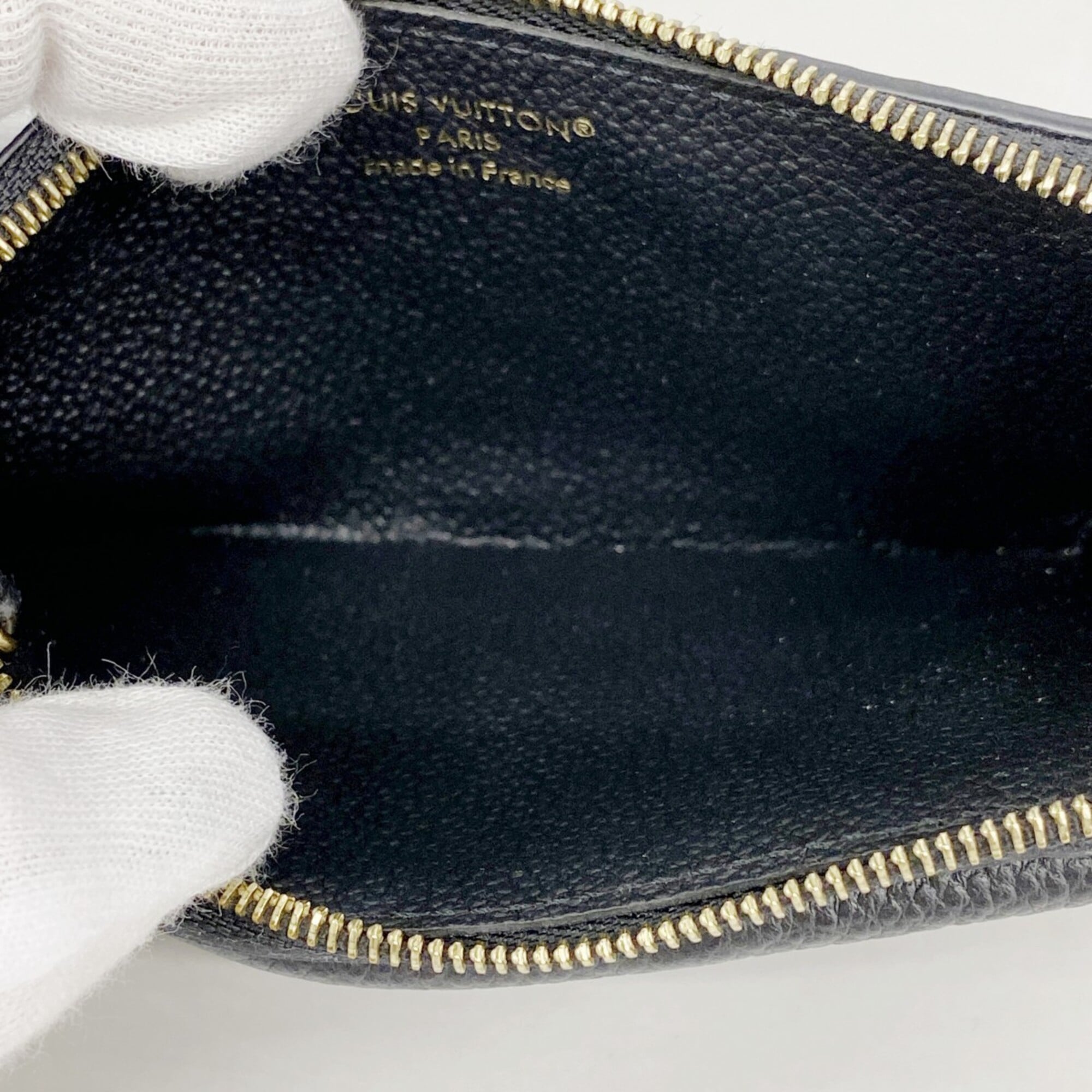 Louis Vuitton Noir Coin Purse/Coin Case (Pre-Owned)