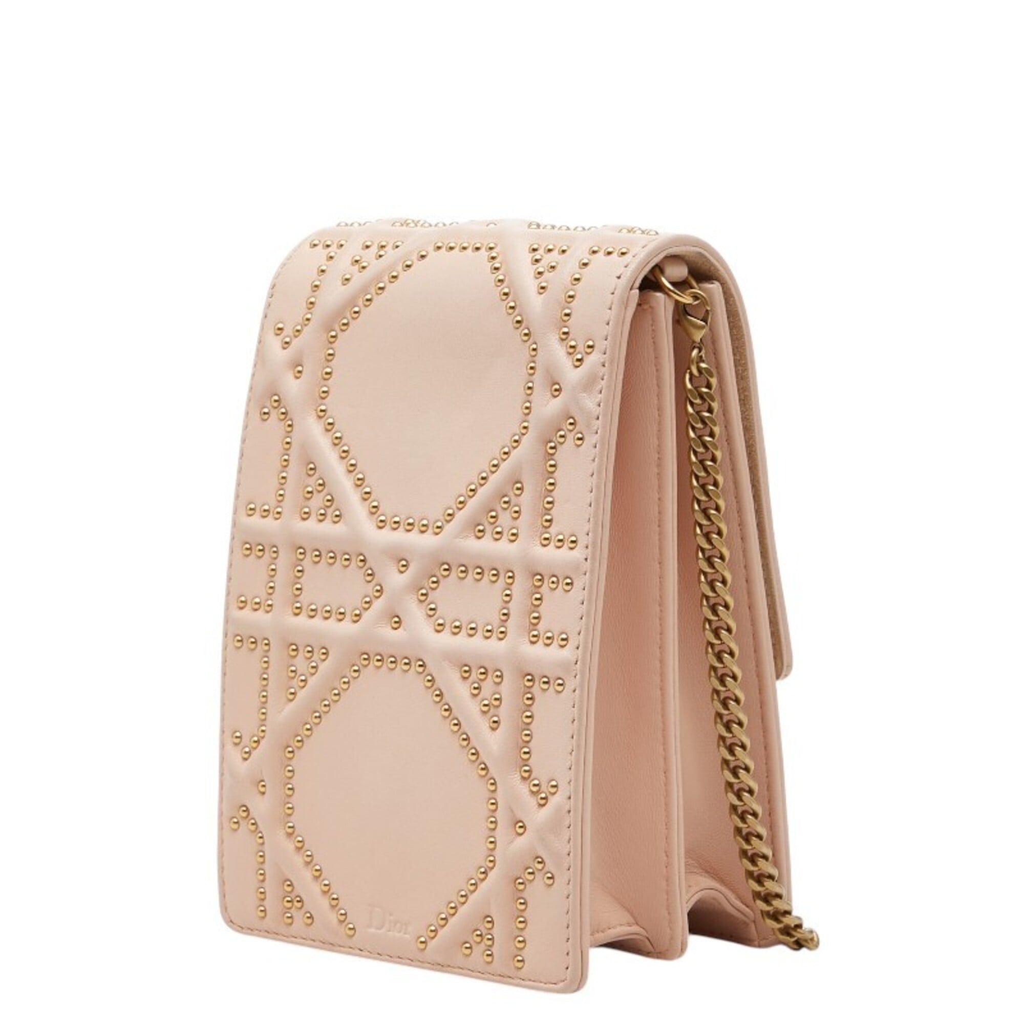 Christian Dior Pink Leather Shoulder Bag (Pre-Owned)