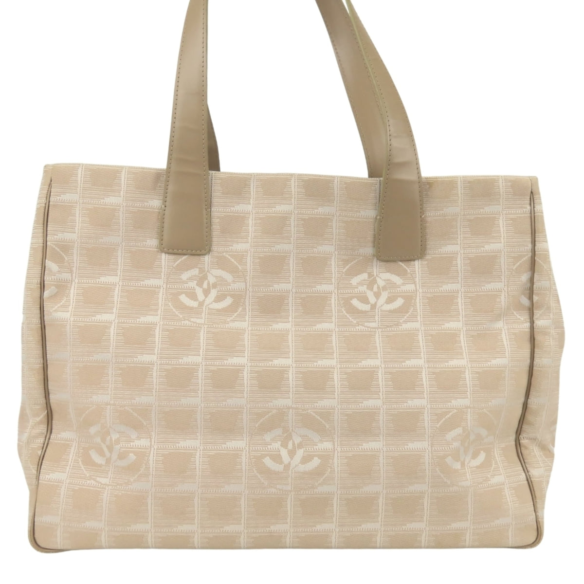 Chanel New Travel Line Beige New Travel Line Tote Bag (Pre-Owned)