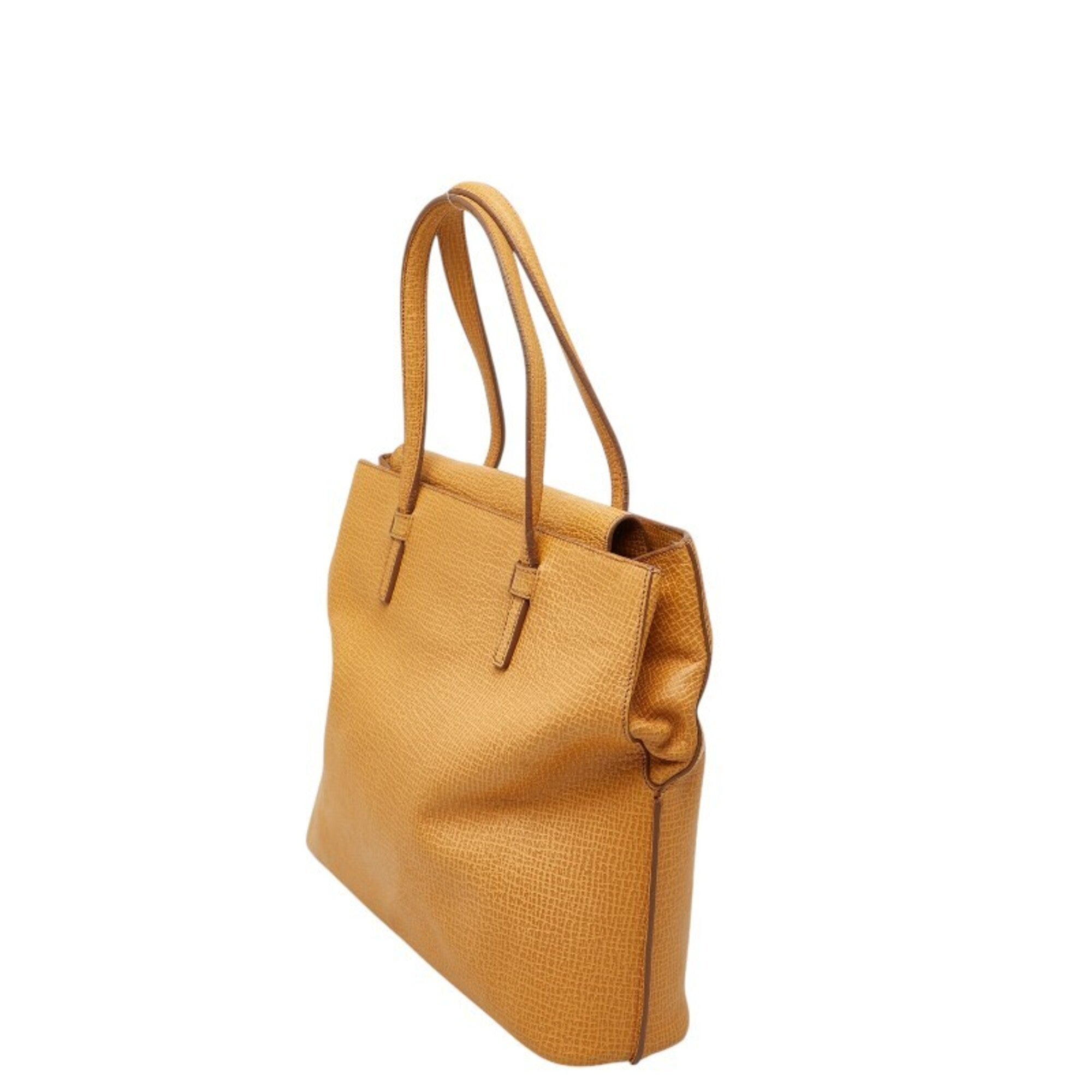 Loewe Beige Leather Handbag Tote Bag (Pre-Owned)