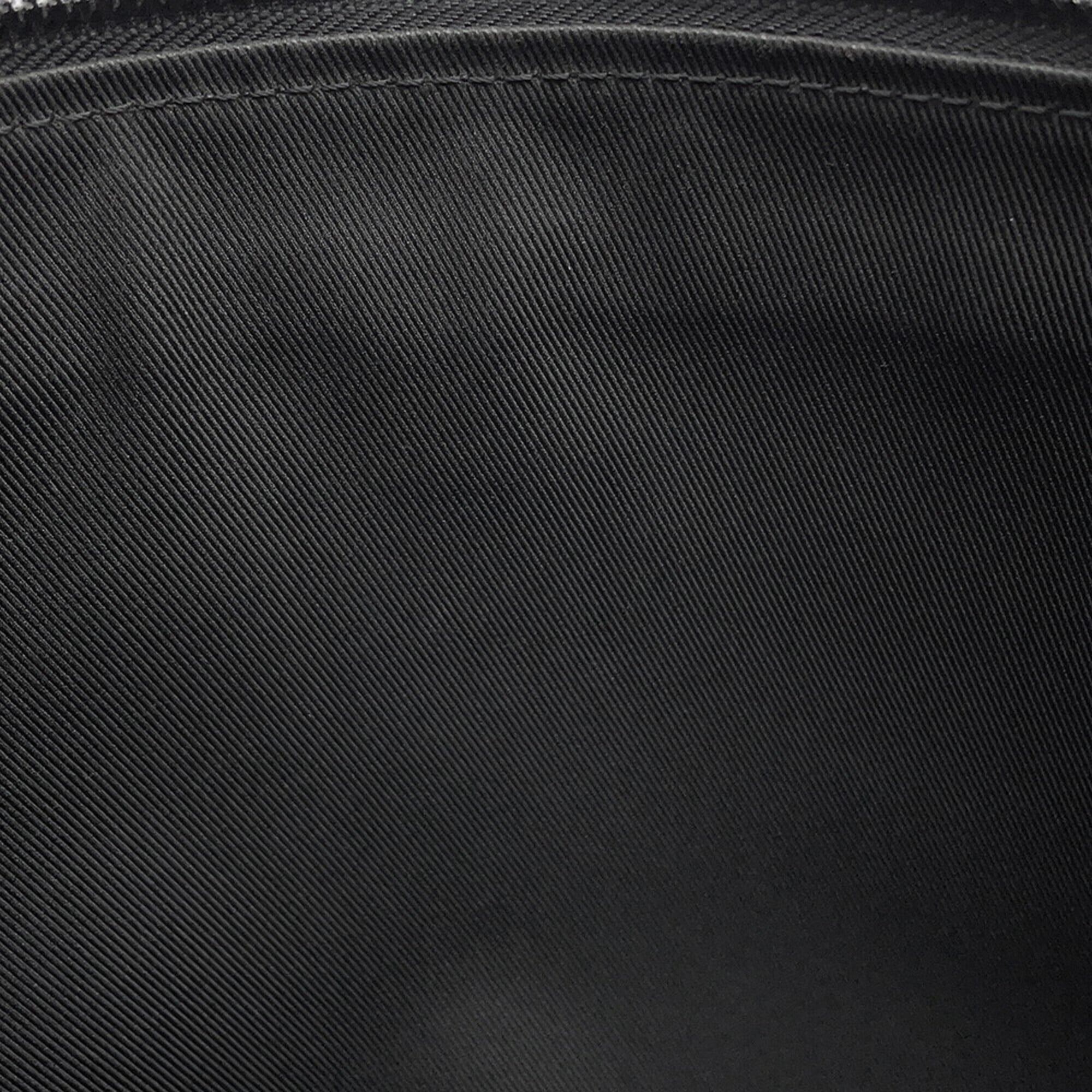 Louis Vuitton Noir Monogram Shadow Clutch Bag Handbag Pochette (Pre-Owned)