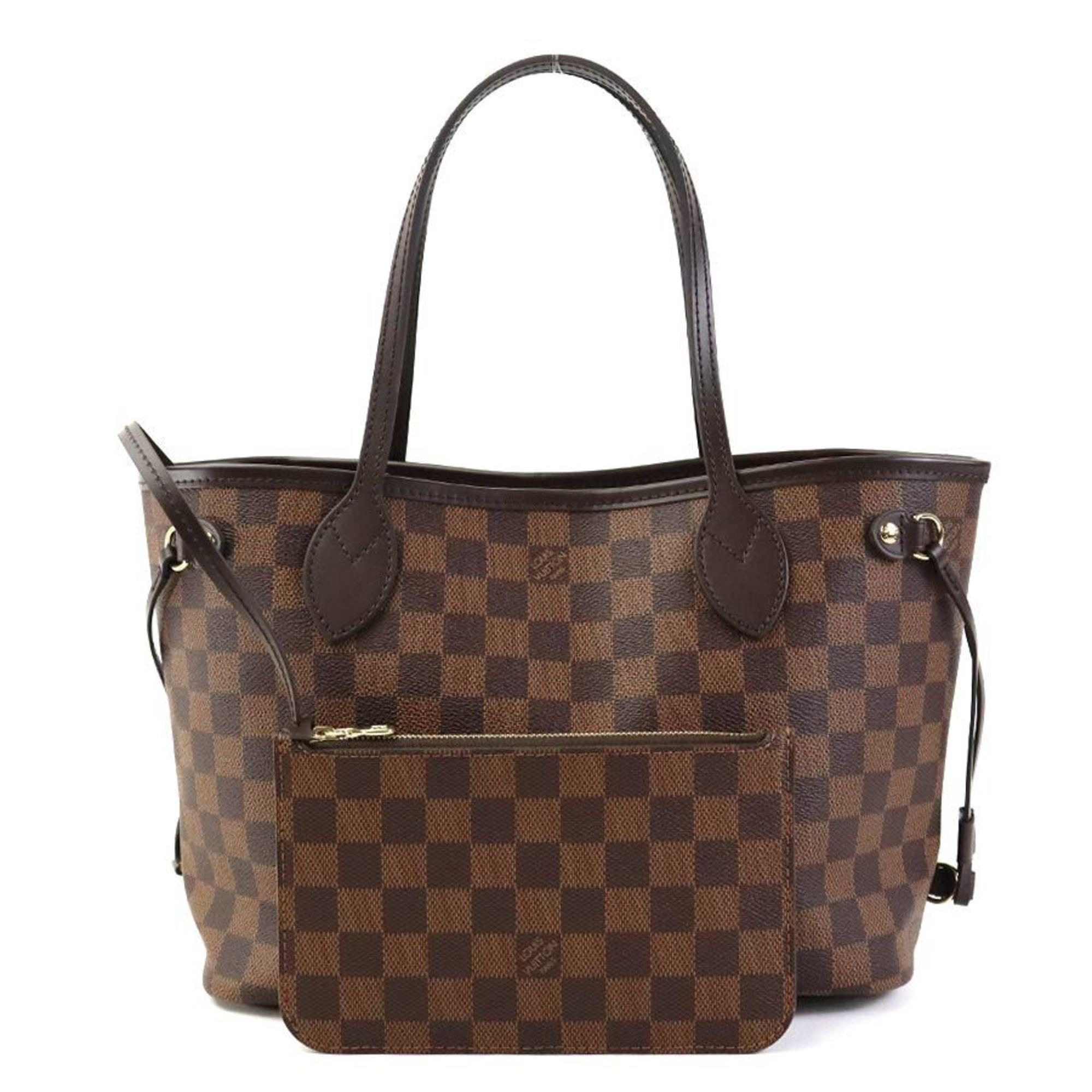 Louis Vuitton Ebene Damier Canvas Handbag Pouch Tote Bag (Pre-Owned)