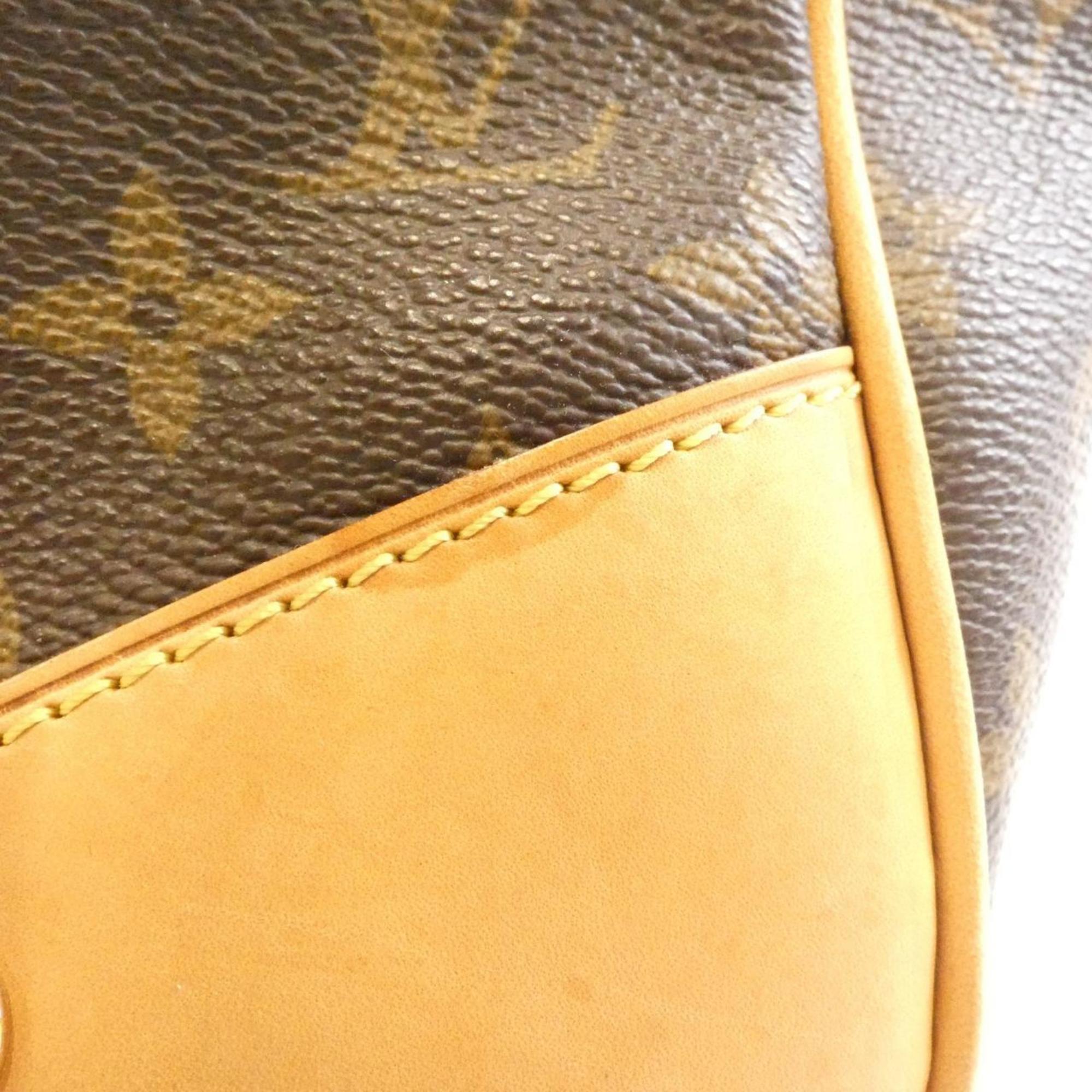 Louis Vuitton Marron Coated Canvas Handbag (Pre-Owned)