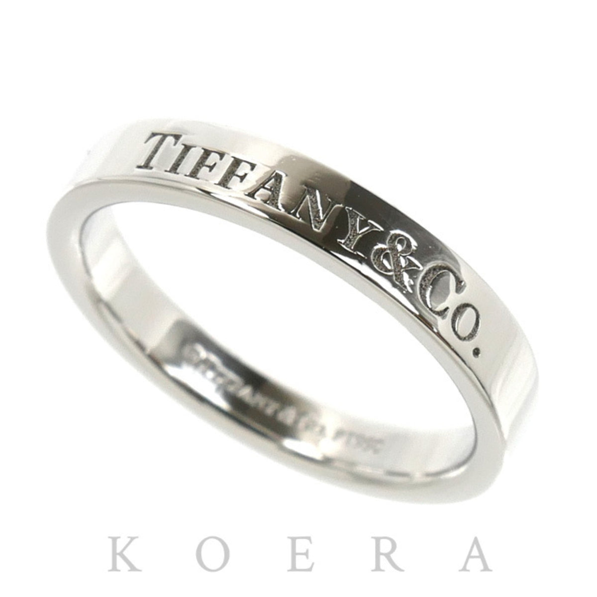 Tiffany Platinum 950 Band Ring (Pre-Owned)