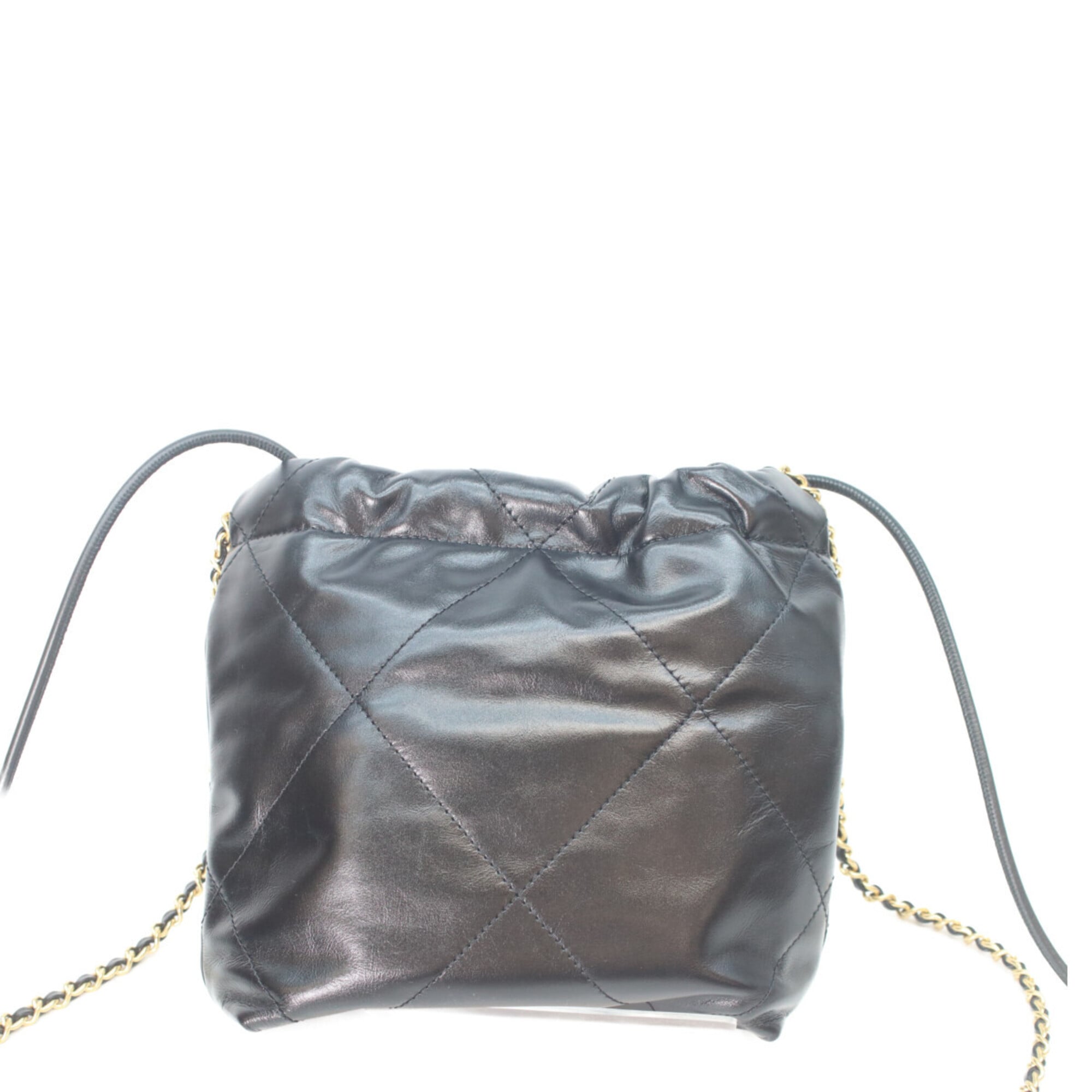 Chanel Black Leather Shoulder Bag (Pre-Owned)
