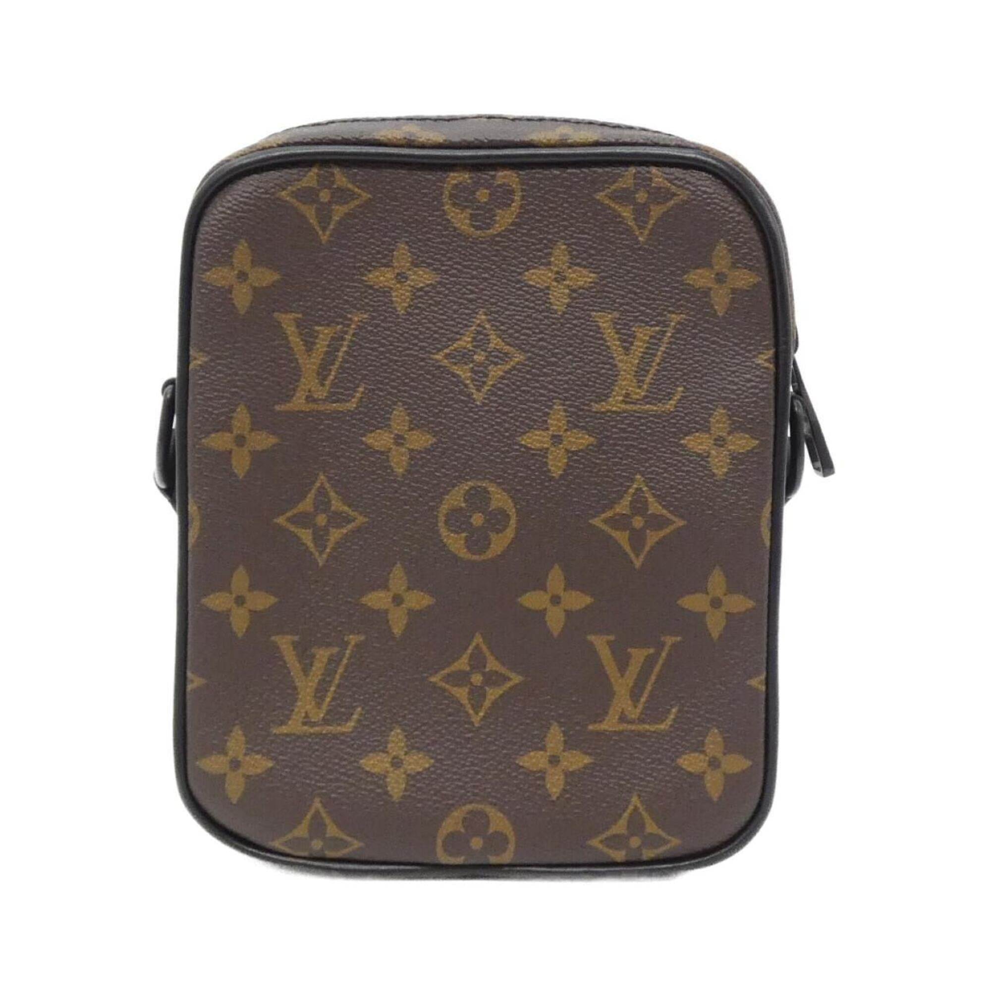 Louis Vuitton Marron Coated Canvas Shoulder Bag (Pre-Owned)