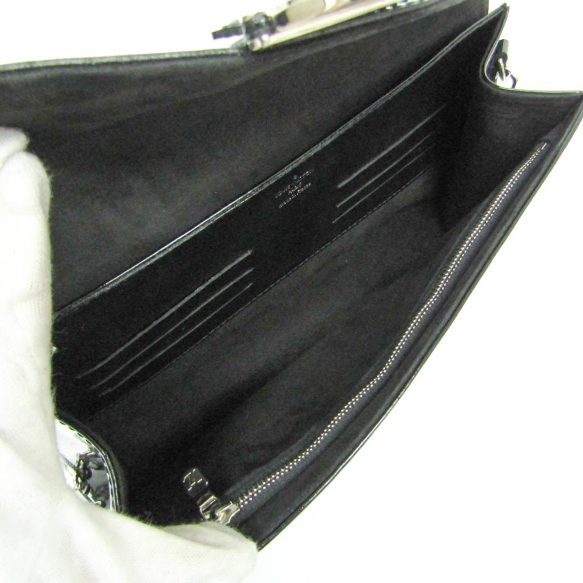 Louis Vuitton Epi Electric Noir Patent Leather Shoulder Bag (Pre-Owned)