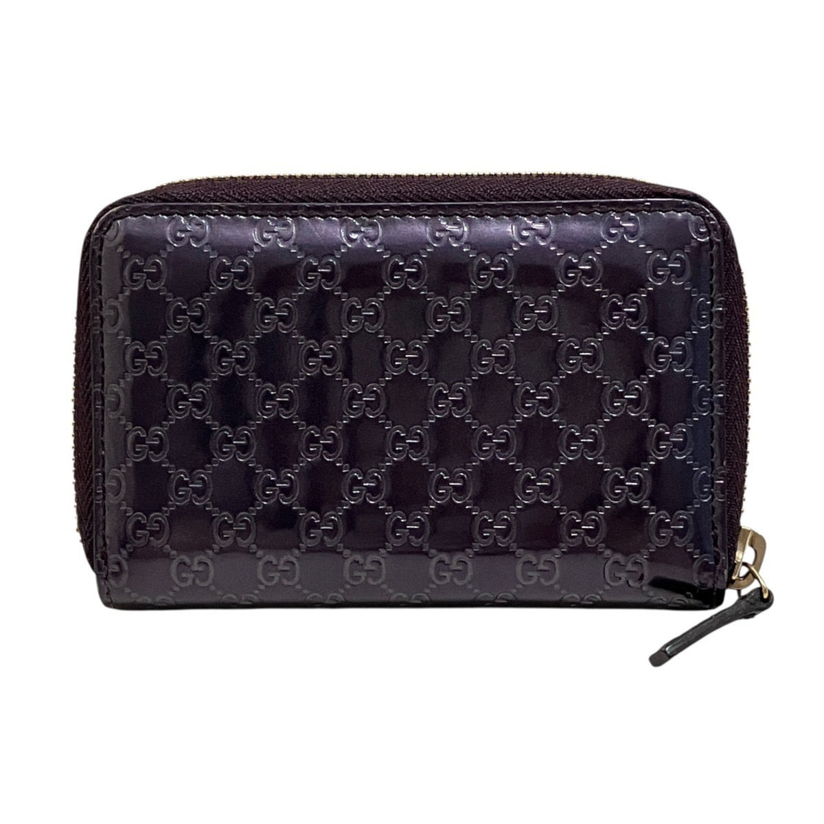 Gucci Microguccissima Purple Leather Coin Purse/Coin Case (Pre-Owned)