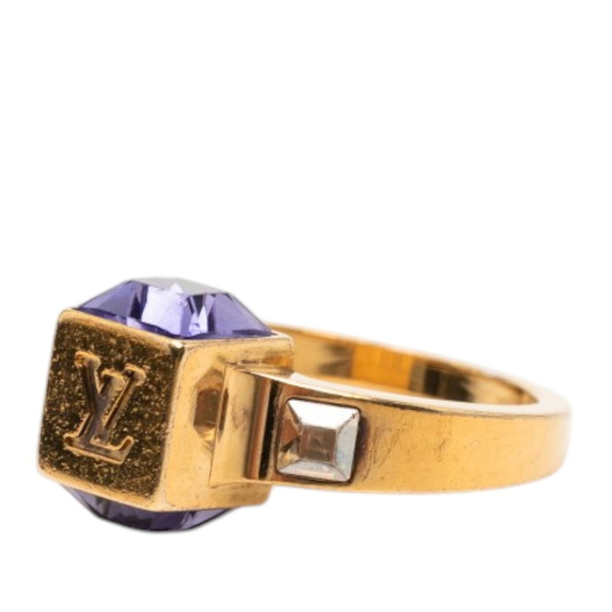 Louis Vuitton Gold Plating Band Ring (Pre-Owned)