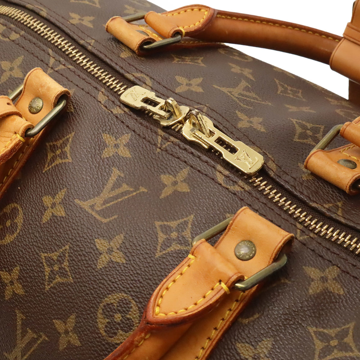 Louis Vuitton Brown Monogram Monogram Boston Bag Handbag (Pre-Owned)