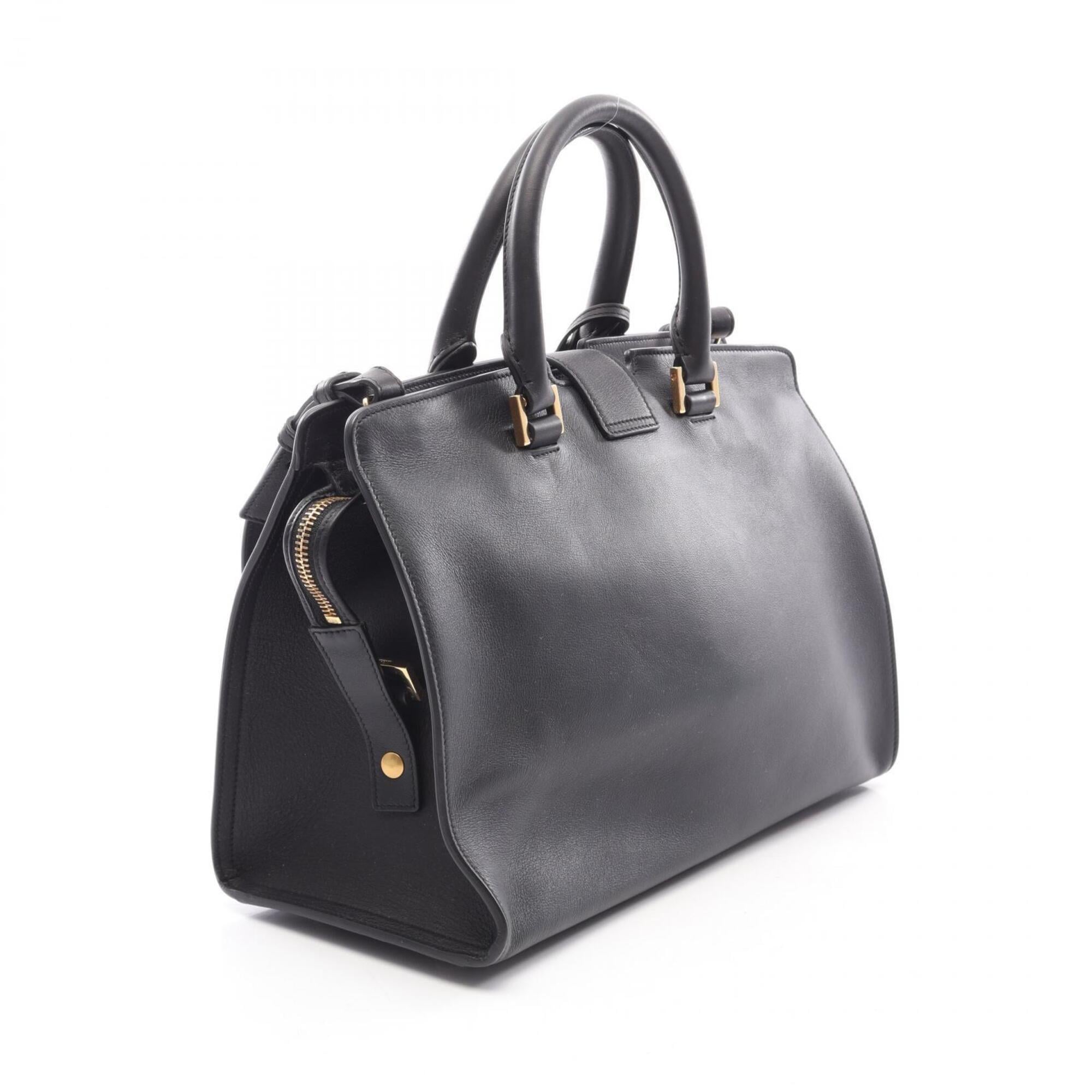 Yves Saint Laurent Black Leather Handbag (Pre-Owned)