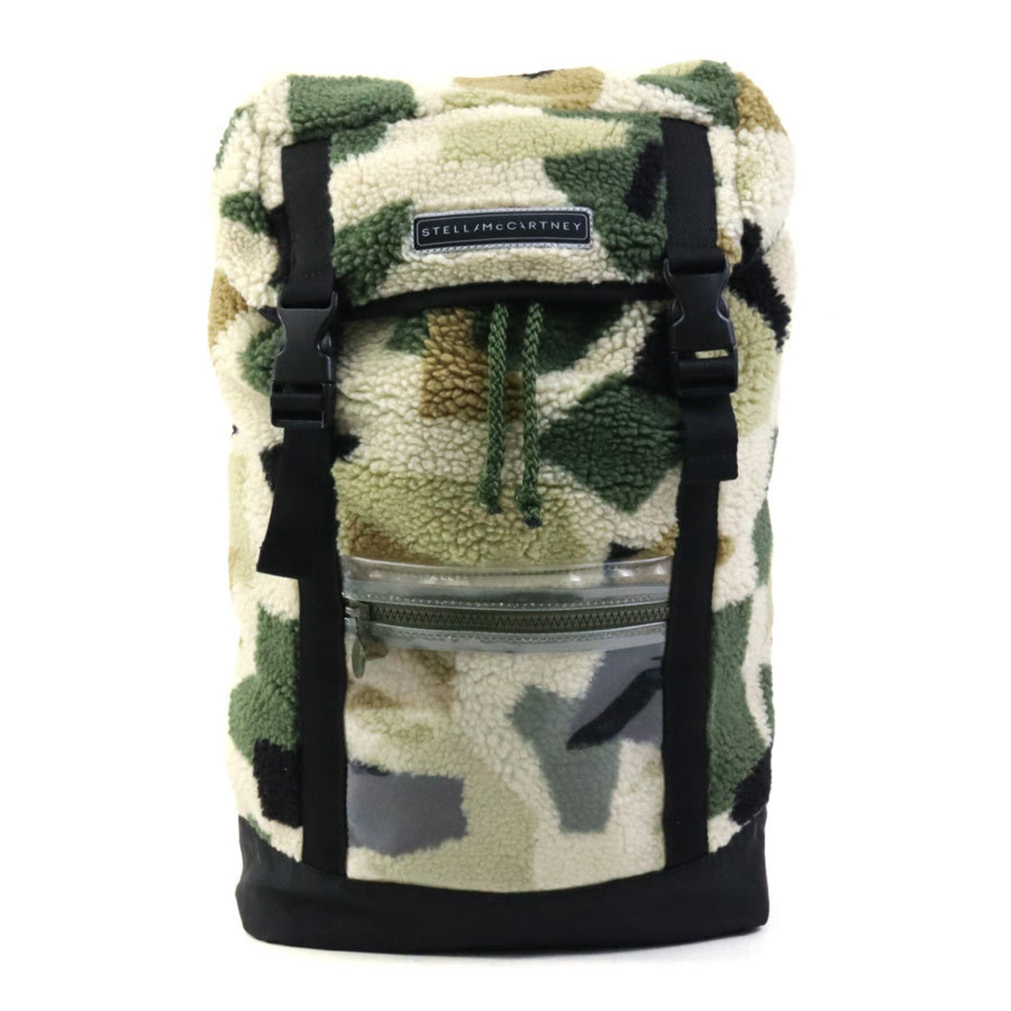 Stella Mccartney Beige Khaki Nylon Backpack (Pre-Owned)