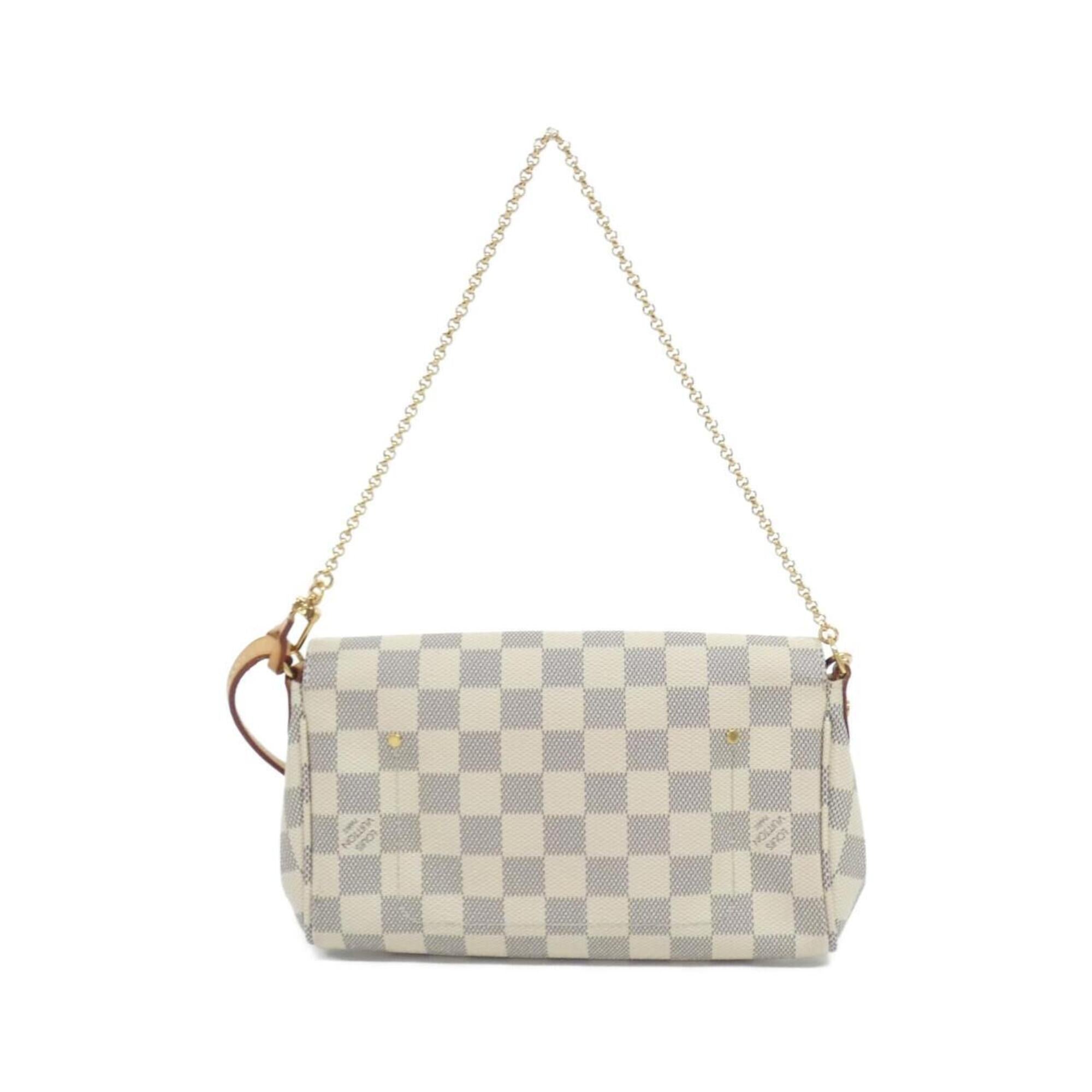 Louis Vuitton Azur Coated Canvas Shoulder Bag (Pre-Owned)