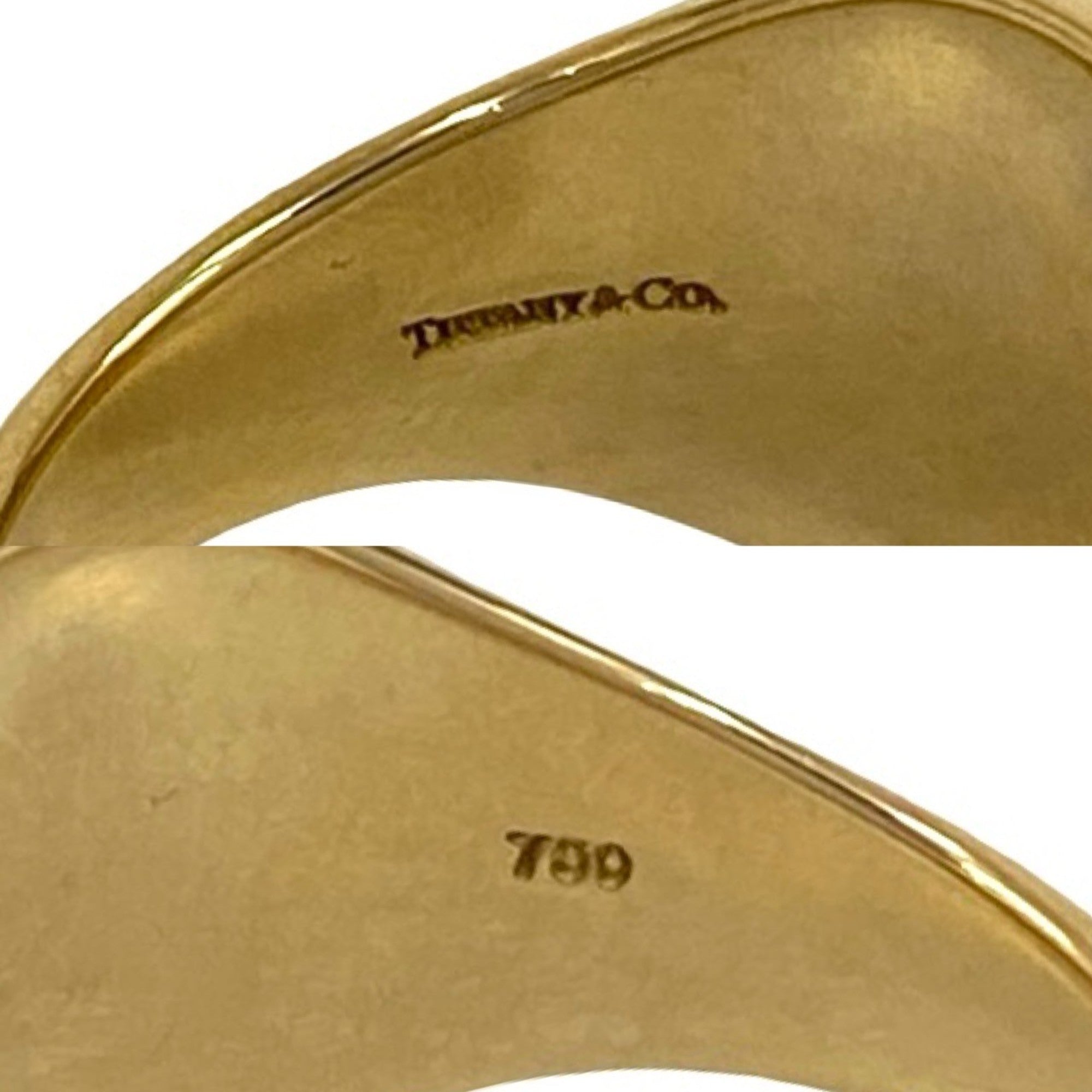 Tiffany Gold Yellow Gold (18K) Band Ring (Pre-Owned)