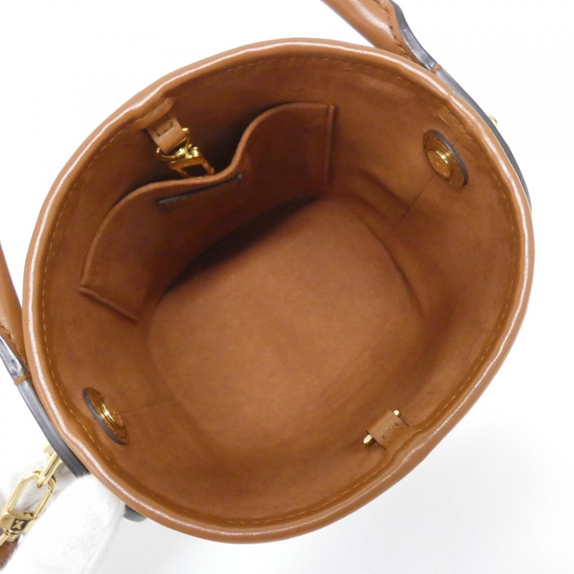 Louis Vuitton Caramel Raffia Handbag (Pre-Owned)