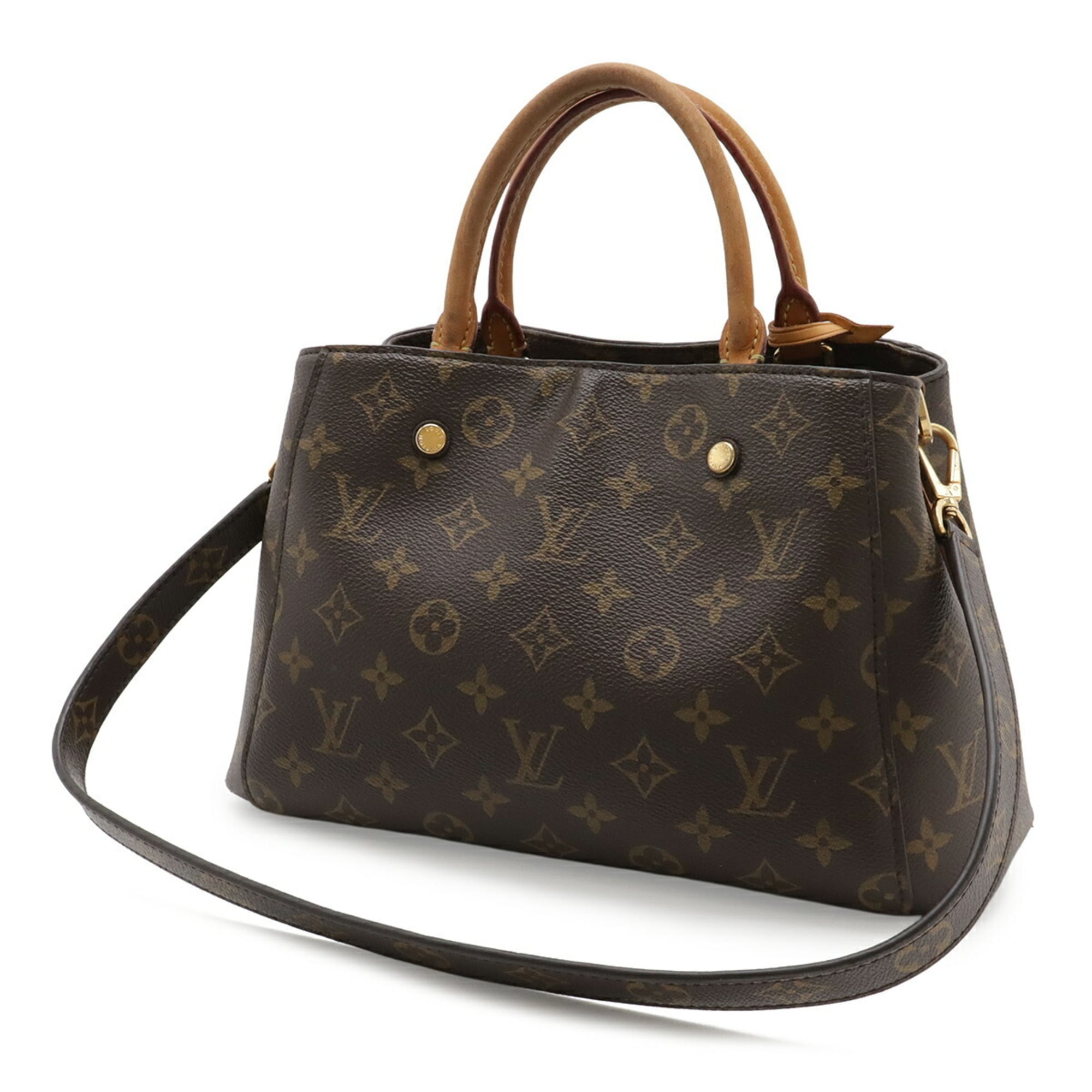 Louis Vuitton Brown Monogram Monogram Handbag Shoulder Bag (Pre-Owned)