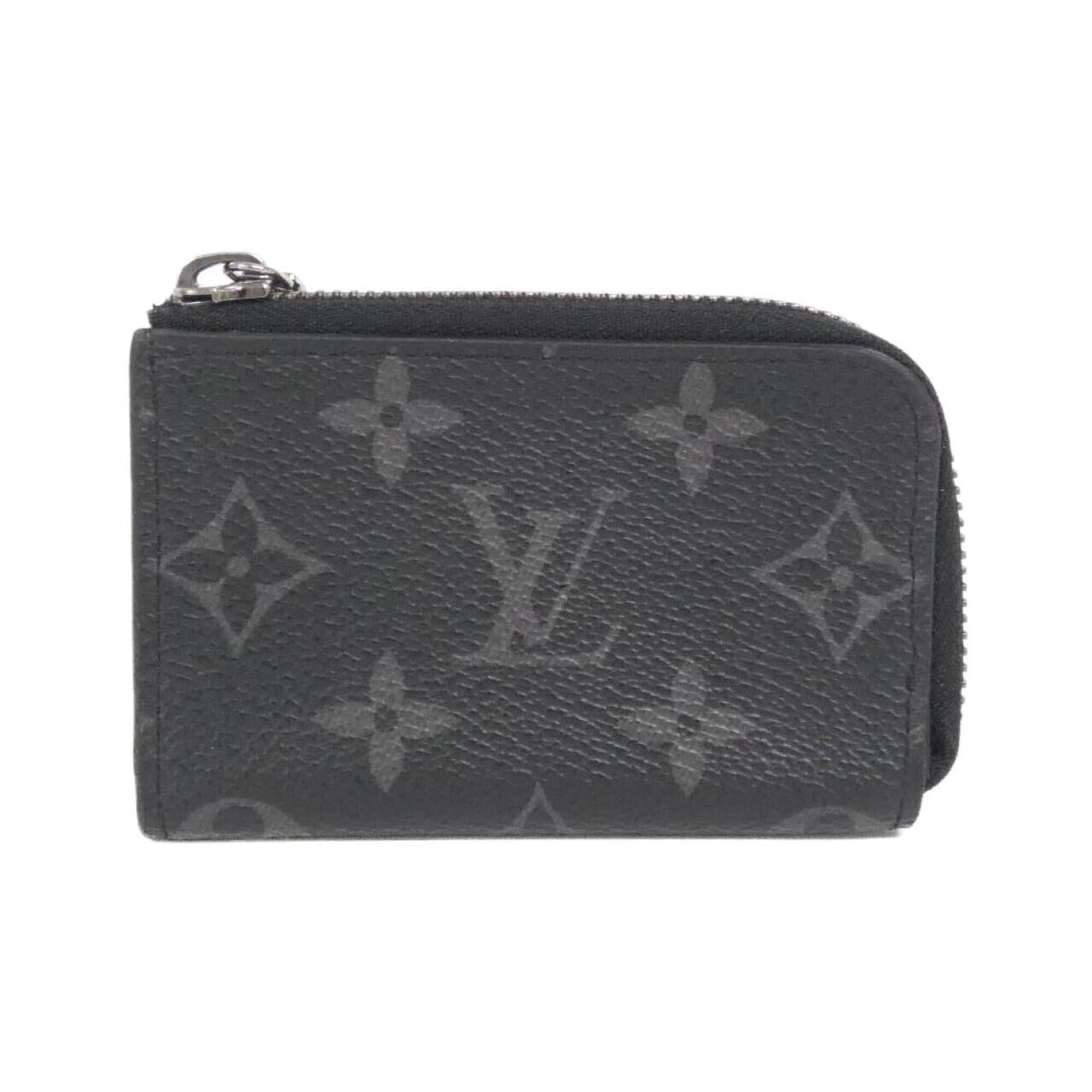 Louis Vuitton Black Coated Canvas Coin Purse/Coin Case (Pre-Owned)