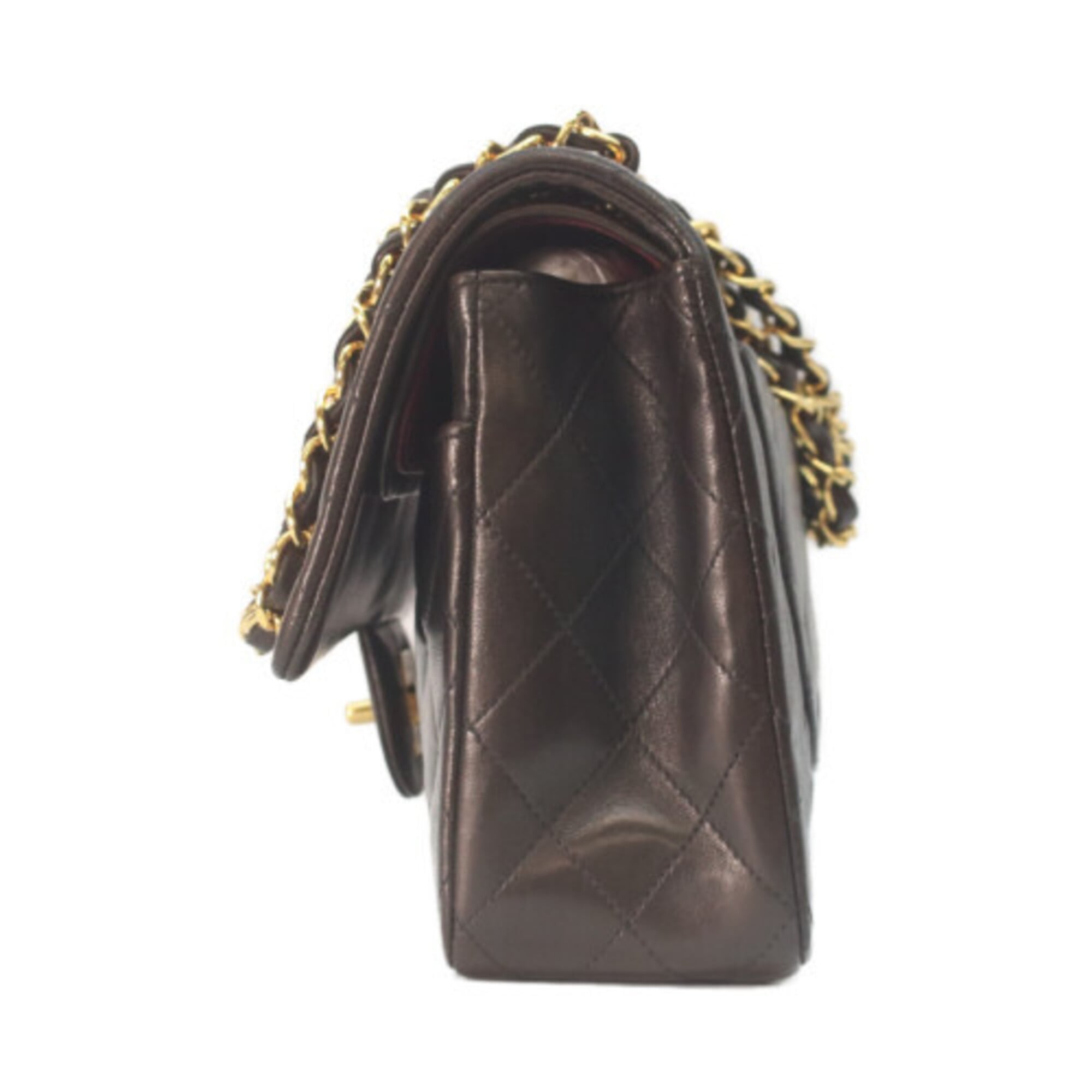 Chanel Black Leather Shoulder Bag (Pre-Owned)