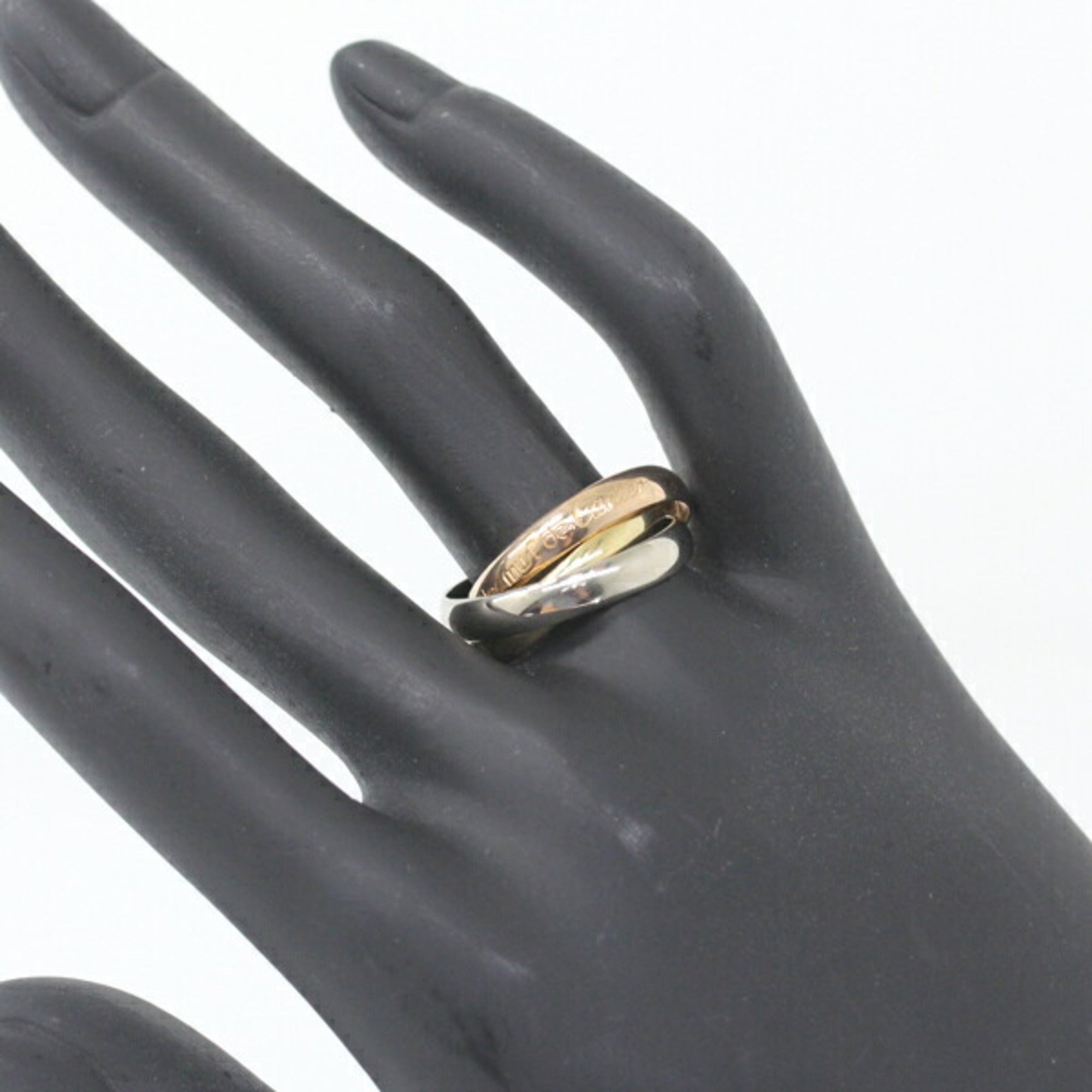 Cartier Pink Gold White Gold Yellow Gold Yellow Gold (18K) Pink Gold (18K) White Gold (18K) Band Ring (Pre-Owned)