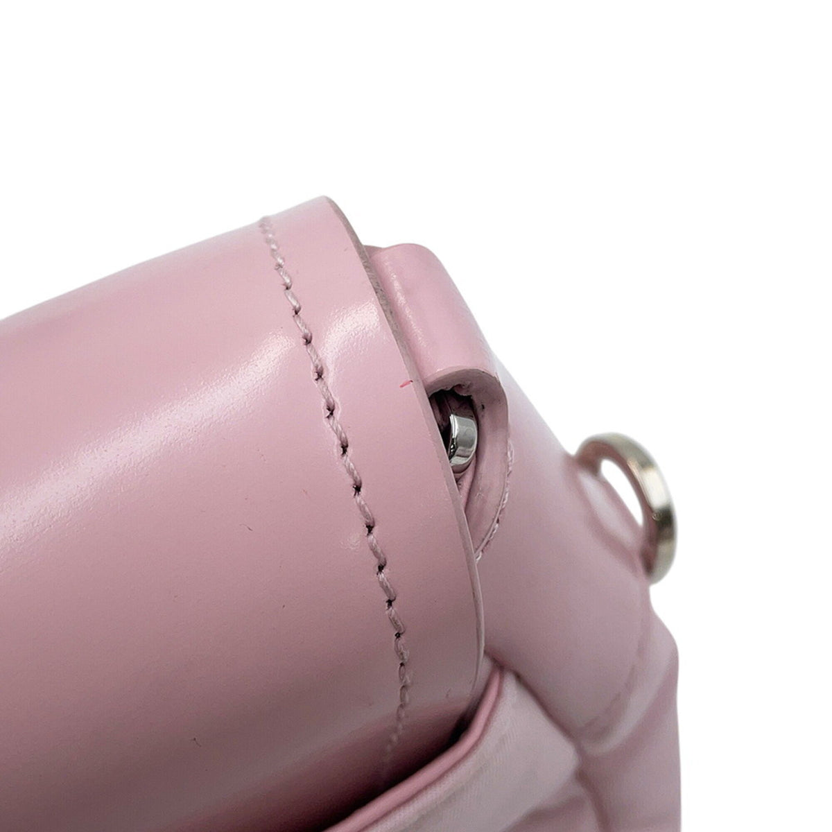 Prada Pink Nylon Handbag Pouch Shoulder Bag (Pre-Owned)