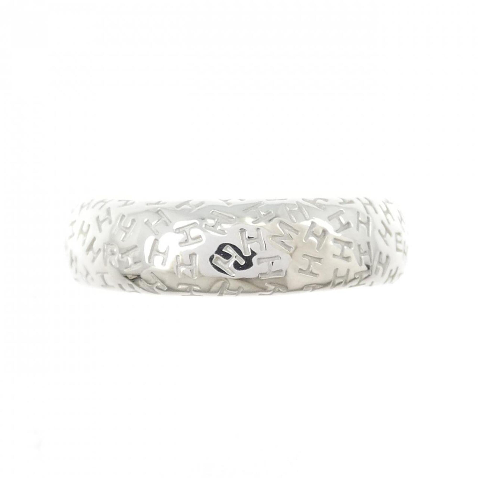 Hermes White Gold (18K) Band Ring (Pre-Owned)