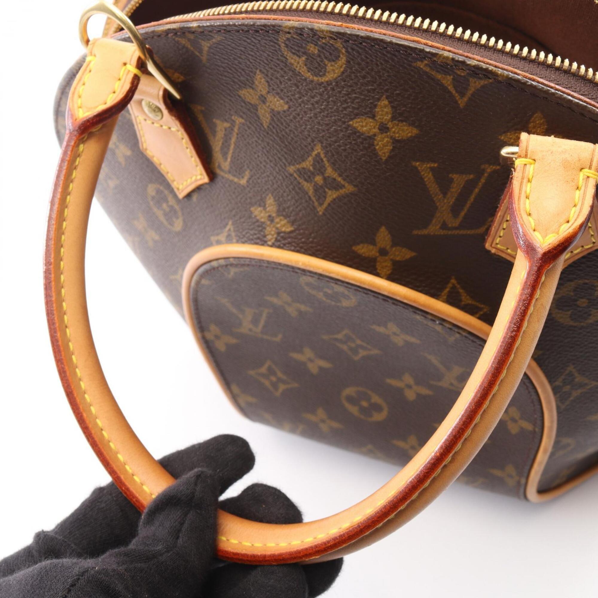 Louis Vuitton Monogram Brown Coated Canvas Handbag (Pre-Owned)
