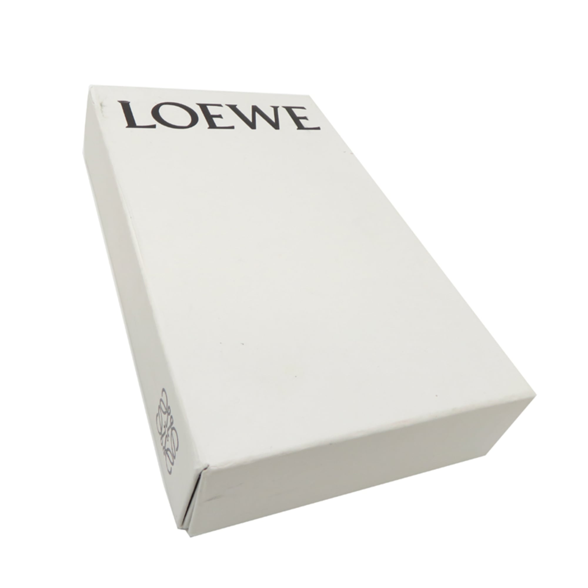 Loewe Beige Khaki Pink Leather Long Wallet (Bi-Fold) (Pre-Owned)